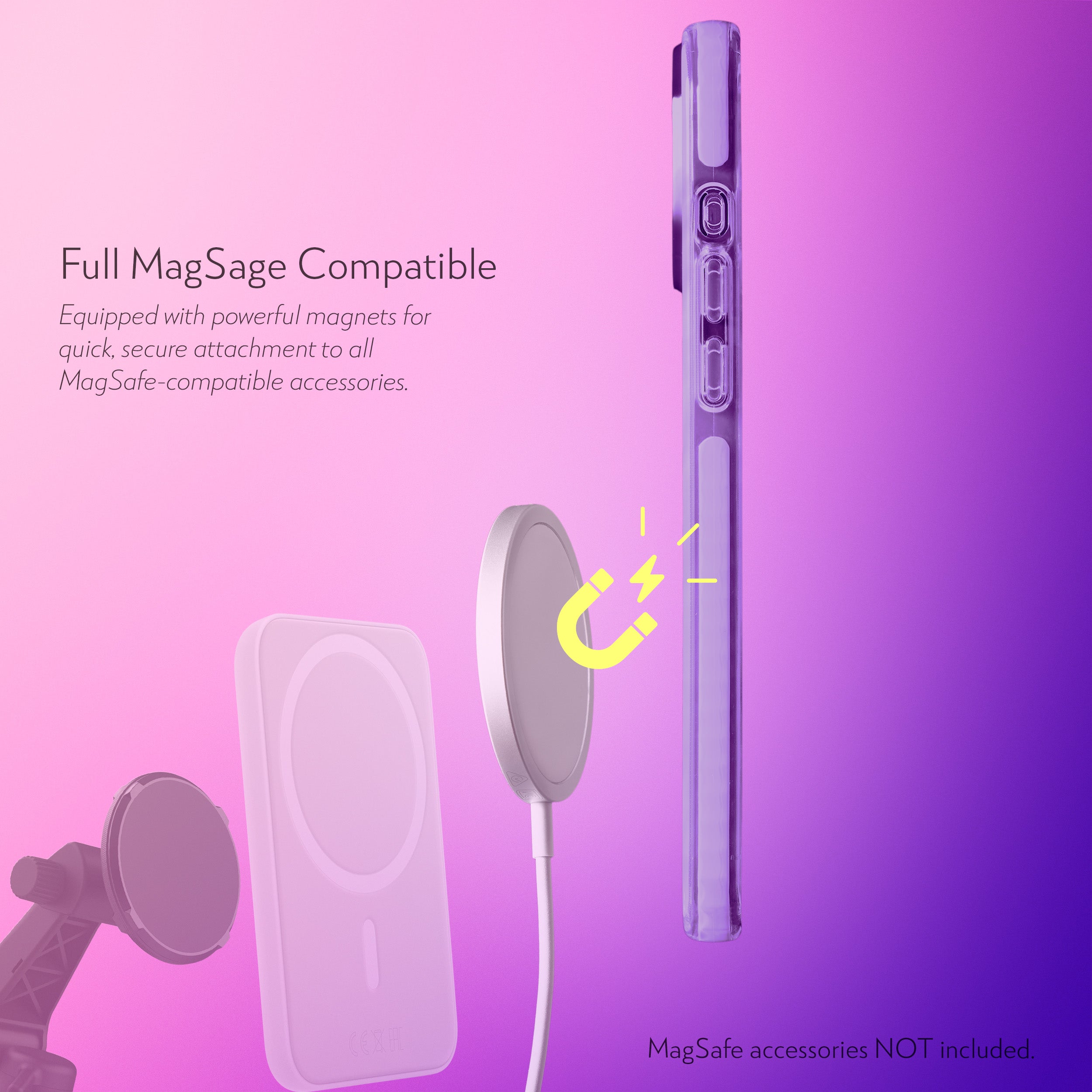 Barrier Case w/ MagSafe for iPhone - Fresh Purple Lavender