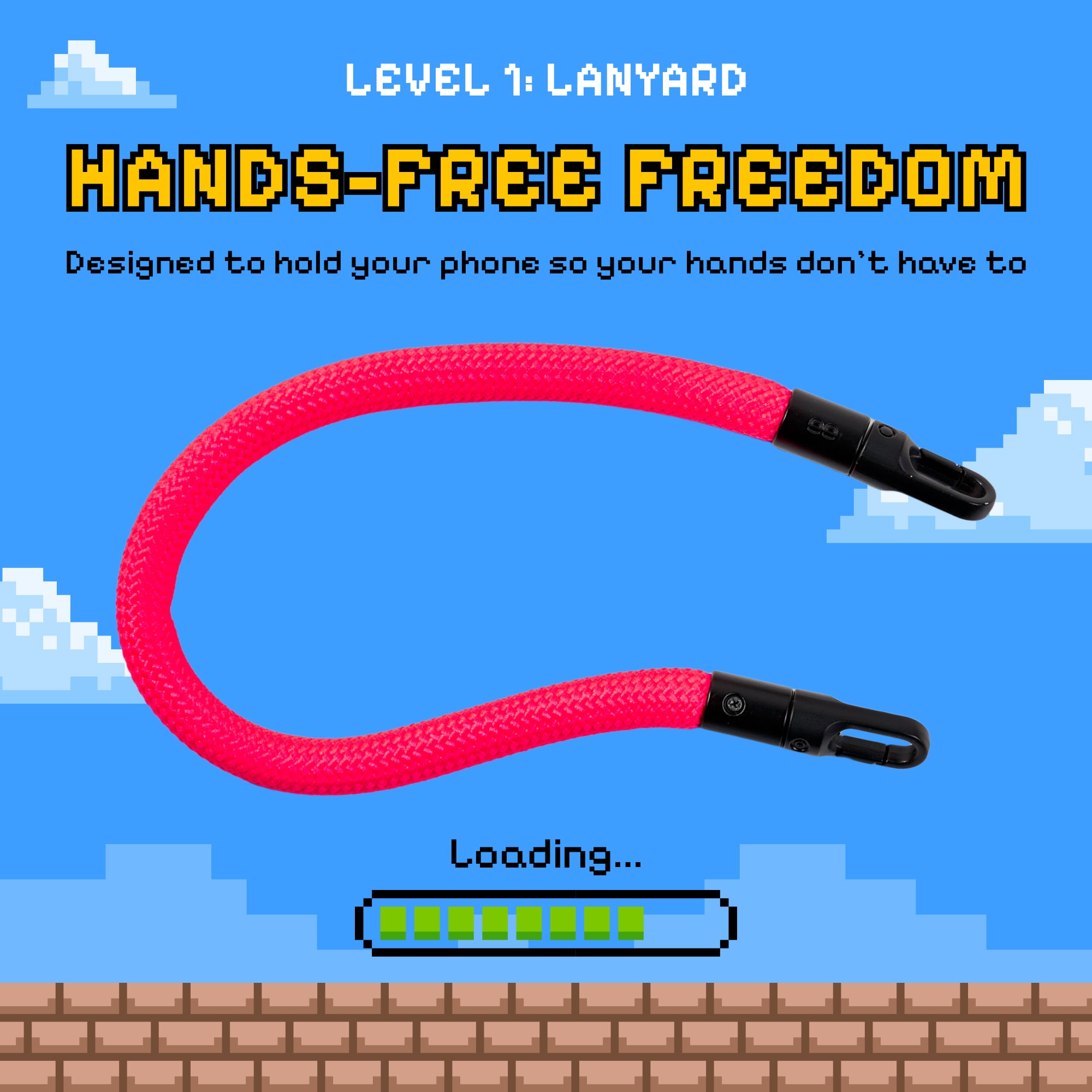 Freehand Lunar Pop Wrist Lanyard - Secure Short Carry for Everyday Use