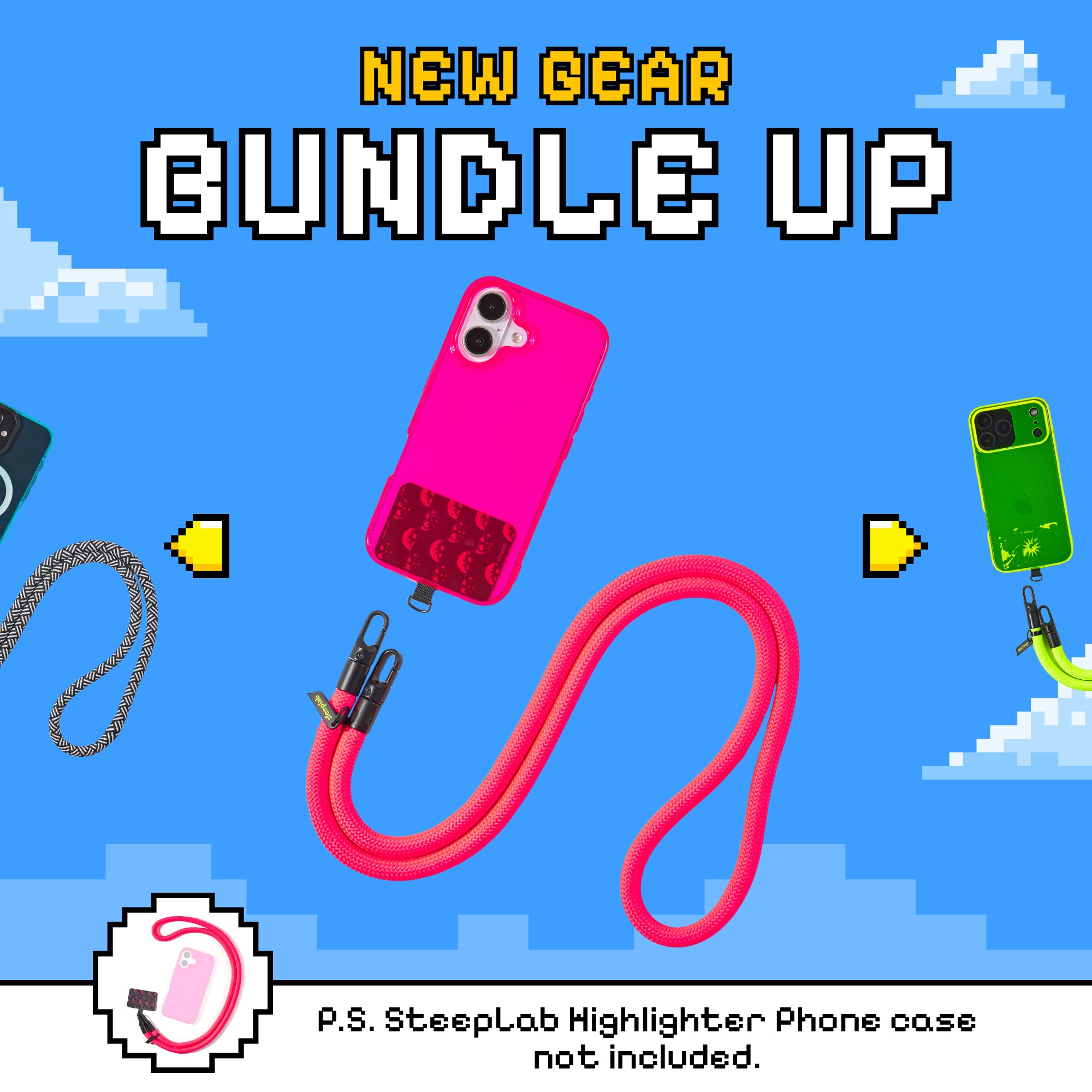 Freehand Lunar Pop GoKit - Crossbody Lanyard + Phone Tab Bundle