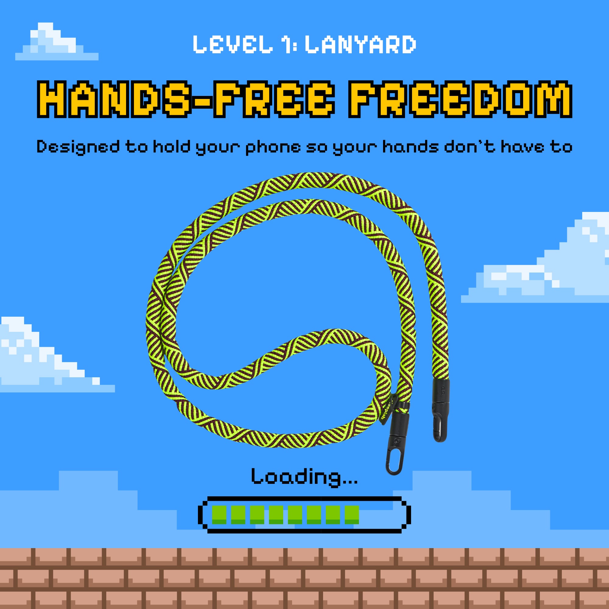 Freehand Midnight Pulse Cross-Body Lanyard - Go Hands-Free