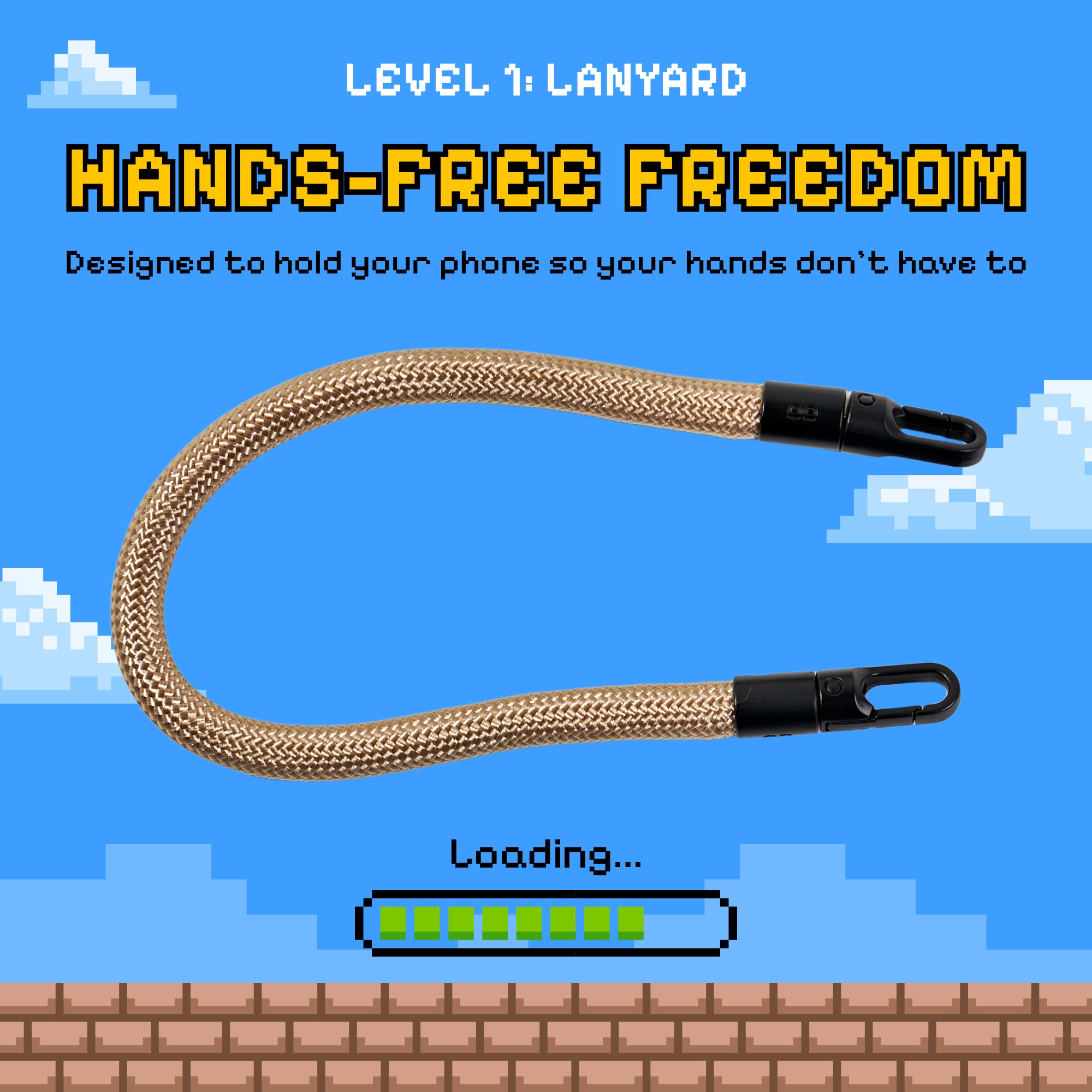 Freehand Golden Hour Wrist Lanyard - Secure Short Carry for Everyday Use