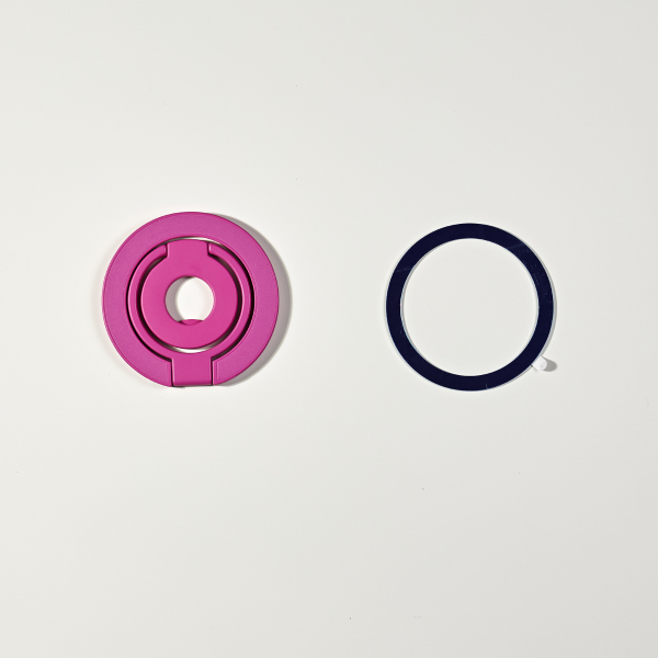 Freehand Loop beside the included adhesive-backed metal adapter ring