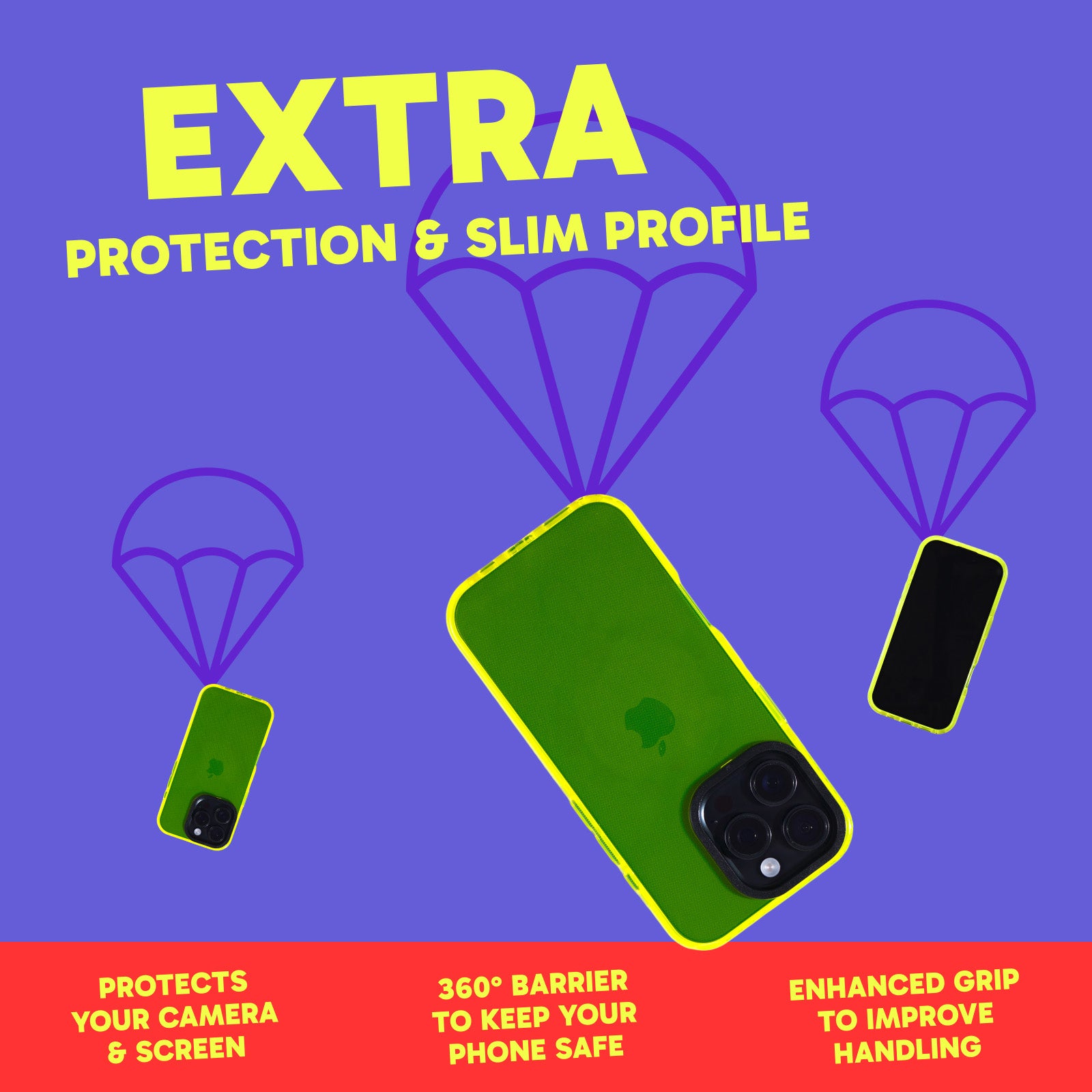 Barrier Case for iPhone - Hi-Energy Neon Yellow
