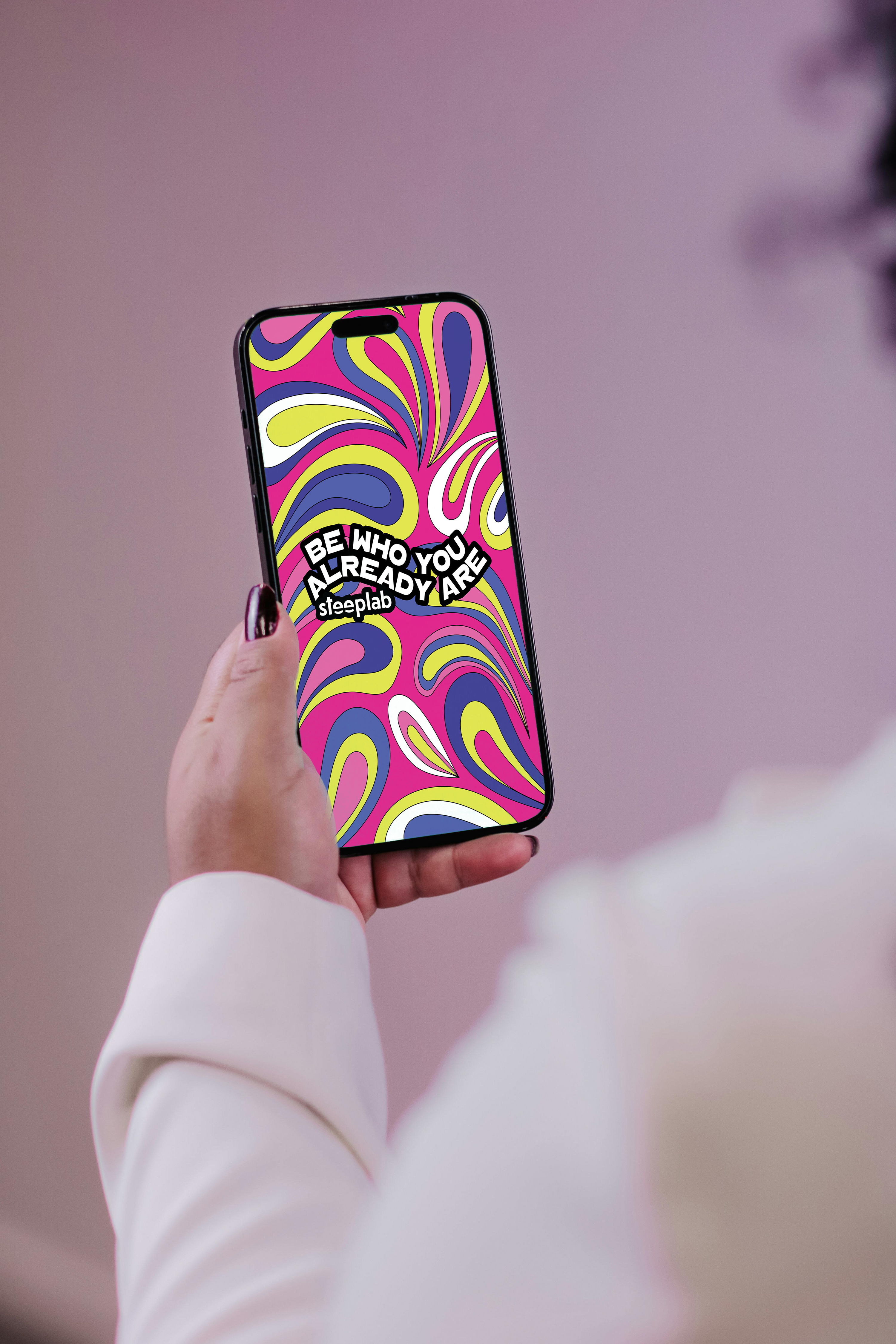 Vibes Digital Wallpaper Pack of 3 for iPhone and Android - Instant Screen Refresh