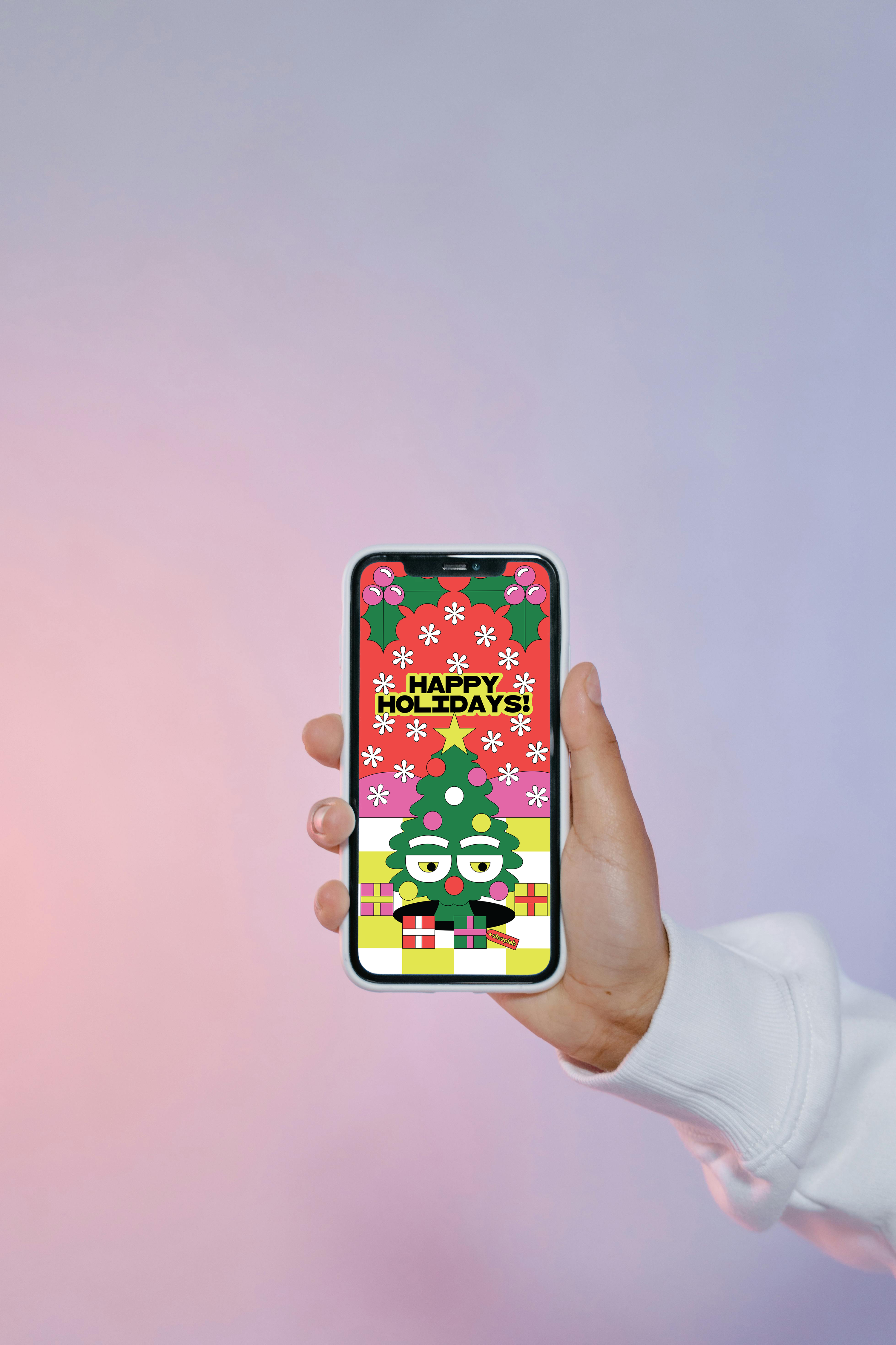 Merry Digital Wallpaper Pack for iPhone and Android - Instant Screen Refresh