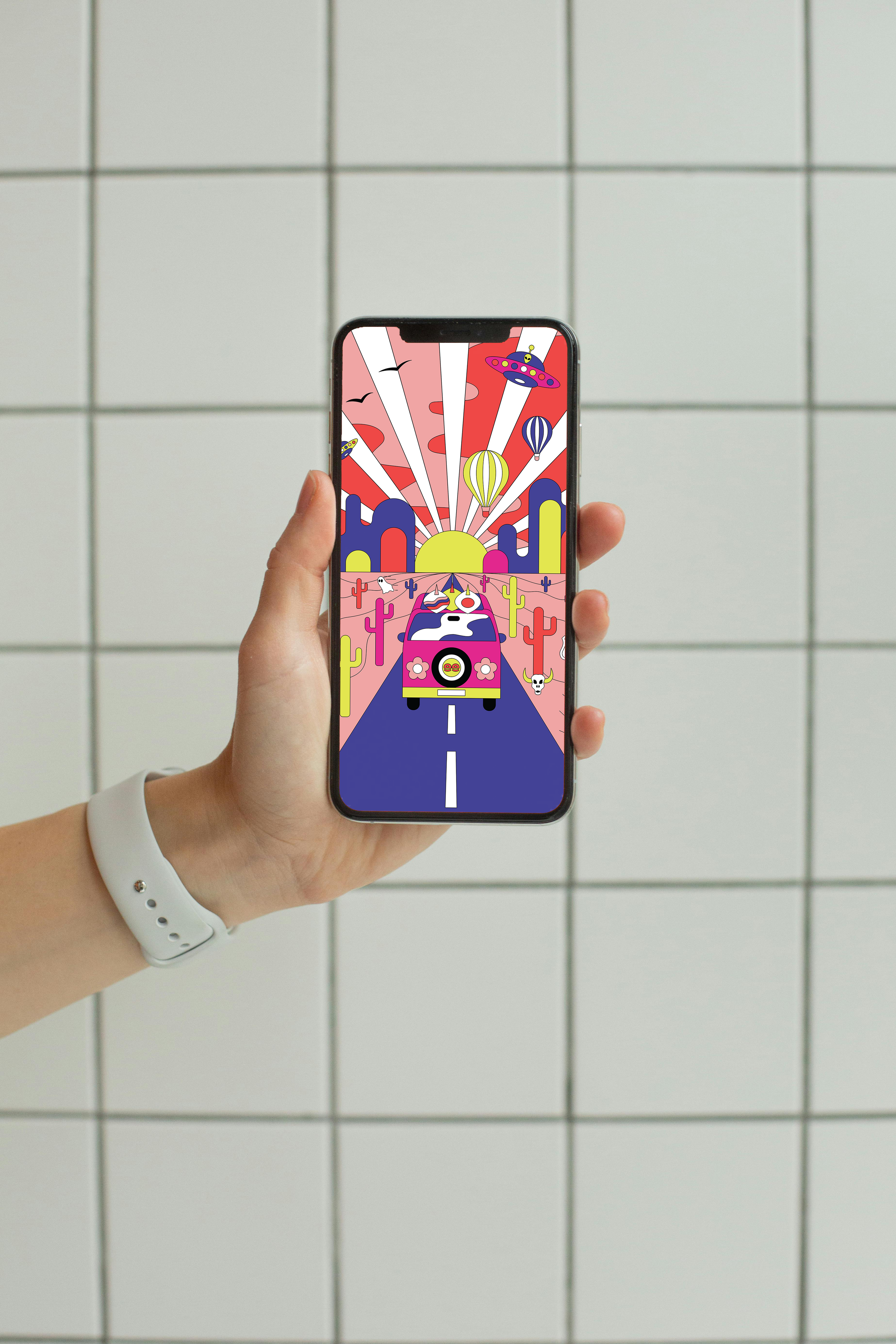 Escape Digital Wallpaper Pack for iPhone and Android - Instant Screen Refresh