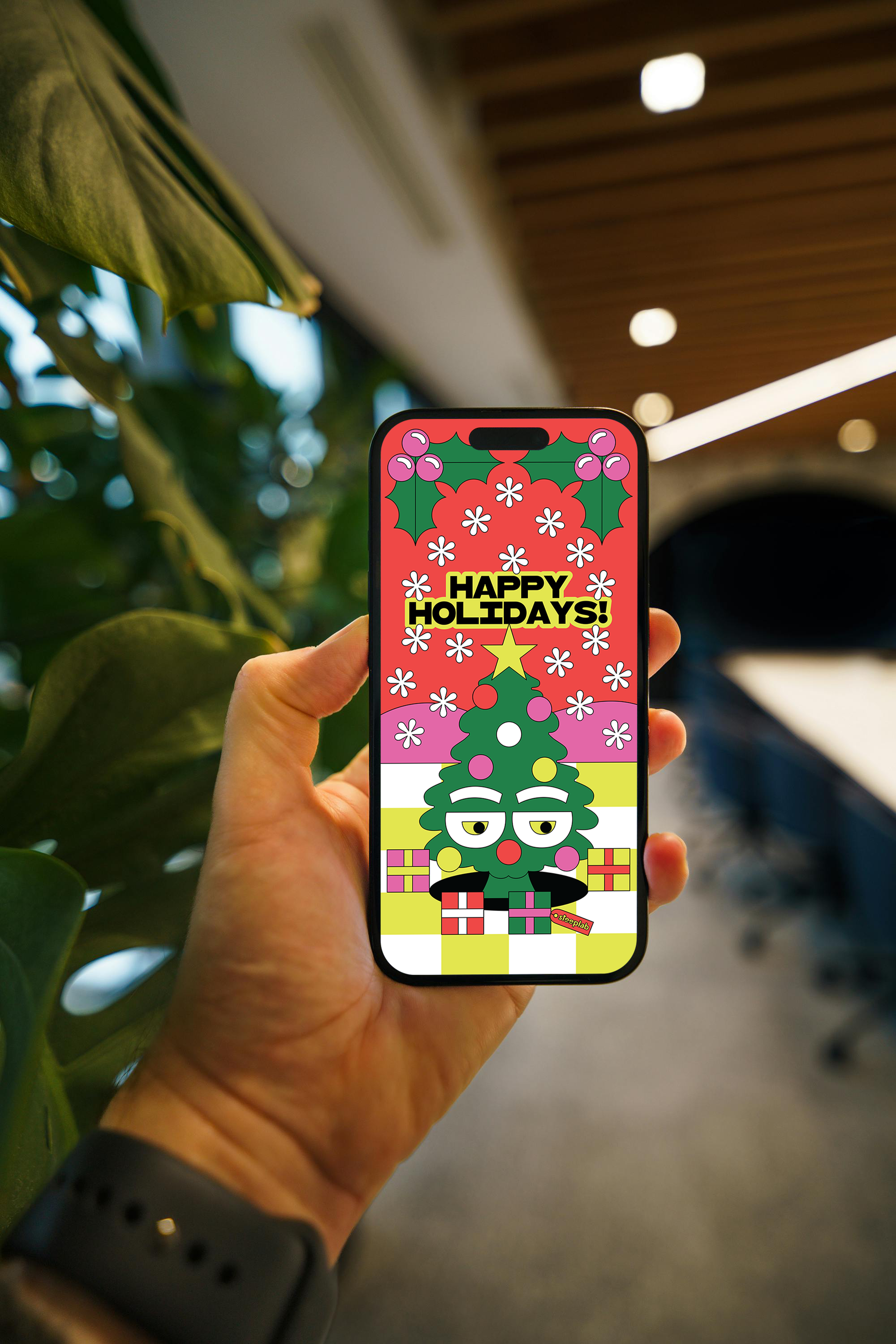 Merry Digital Wallpaper Pack for iPhone and Android - Instant Screen Refresh