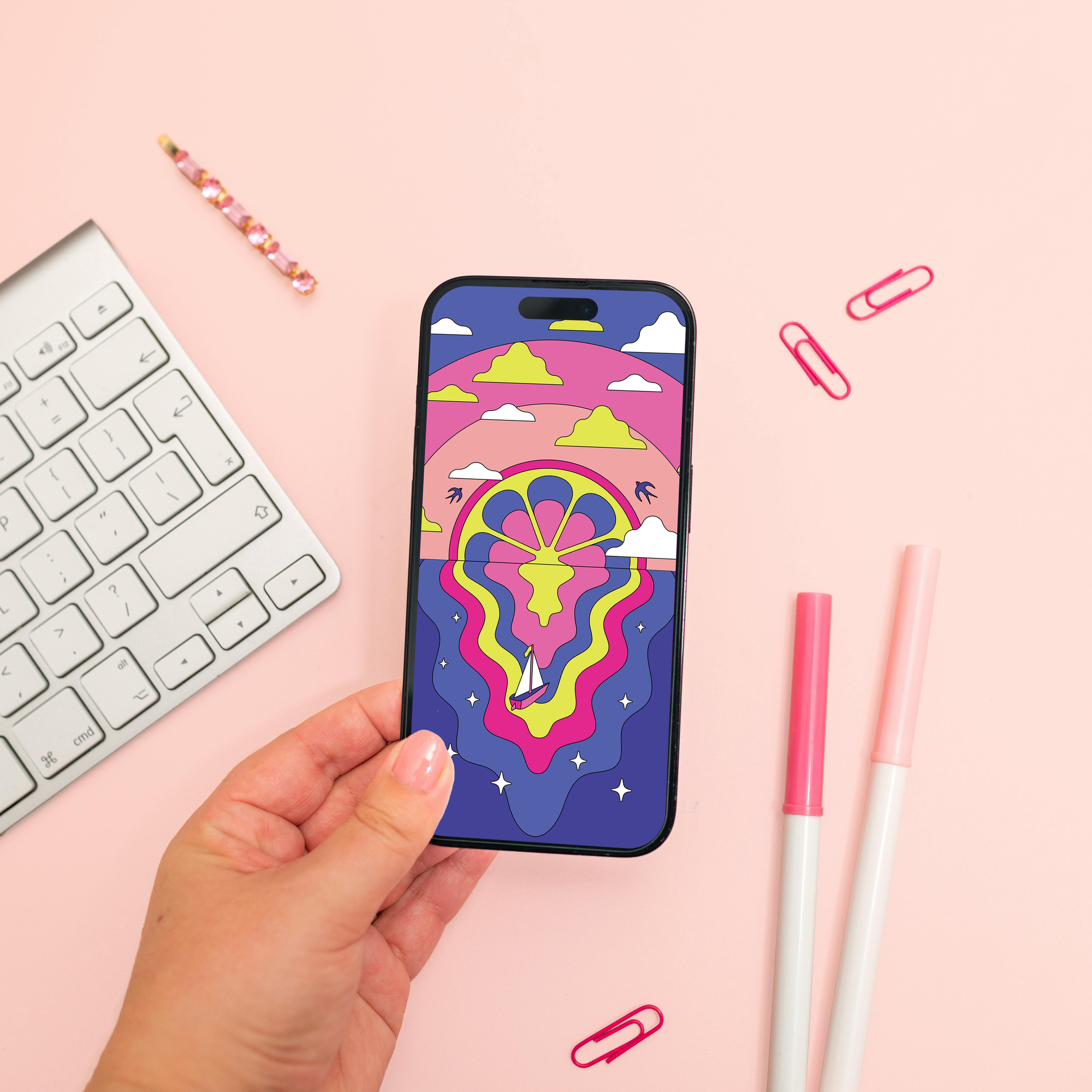 Daydream Digital Wallpaper Pack for iPhone and Android - Instant Screen Refresh