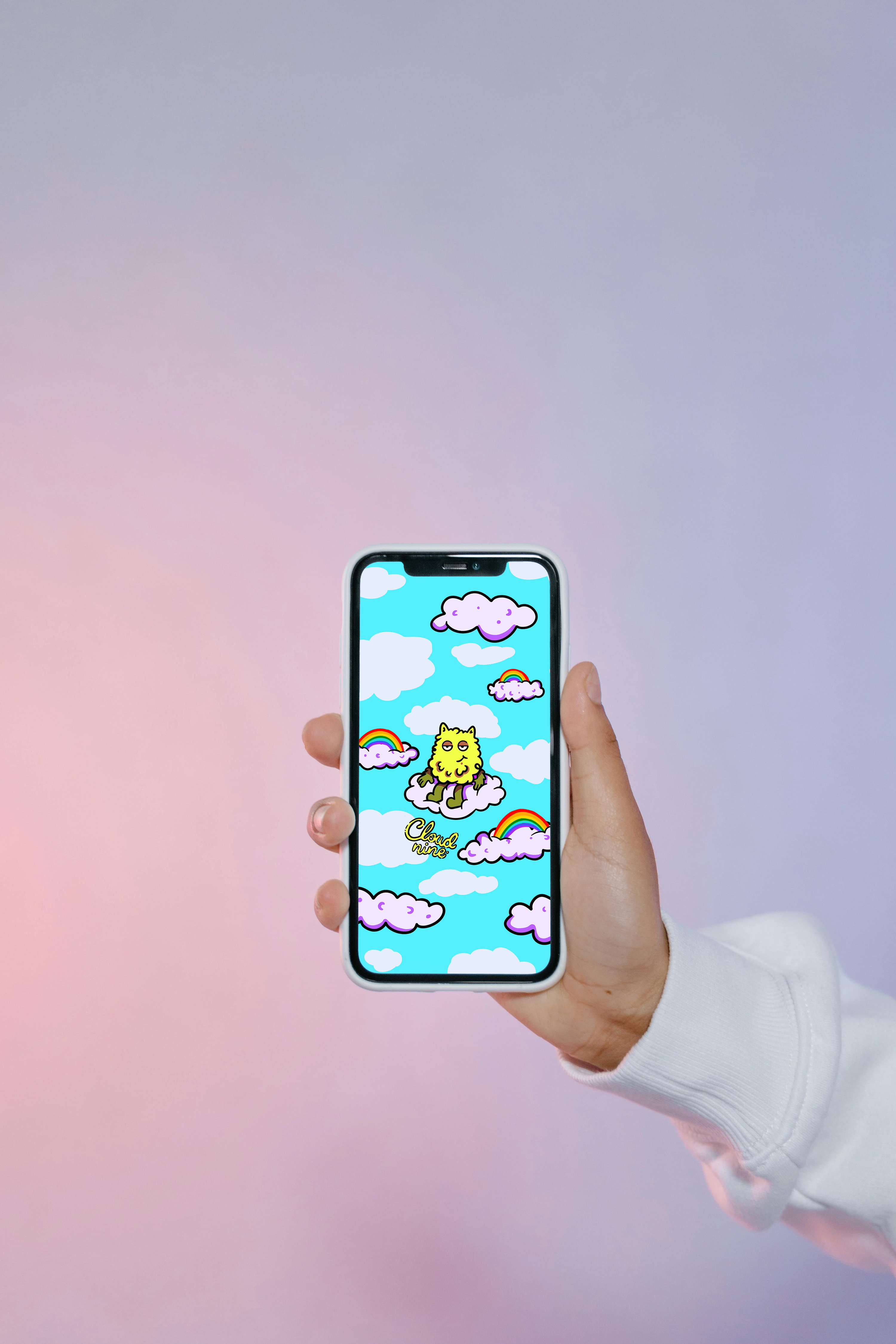 Cloud Nine Digital Wallpaper Pack for iPhone and Android - Instant Screen Refresh