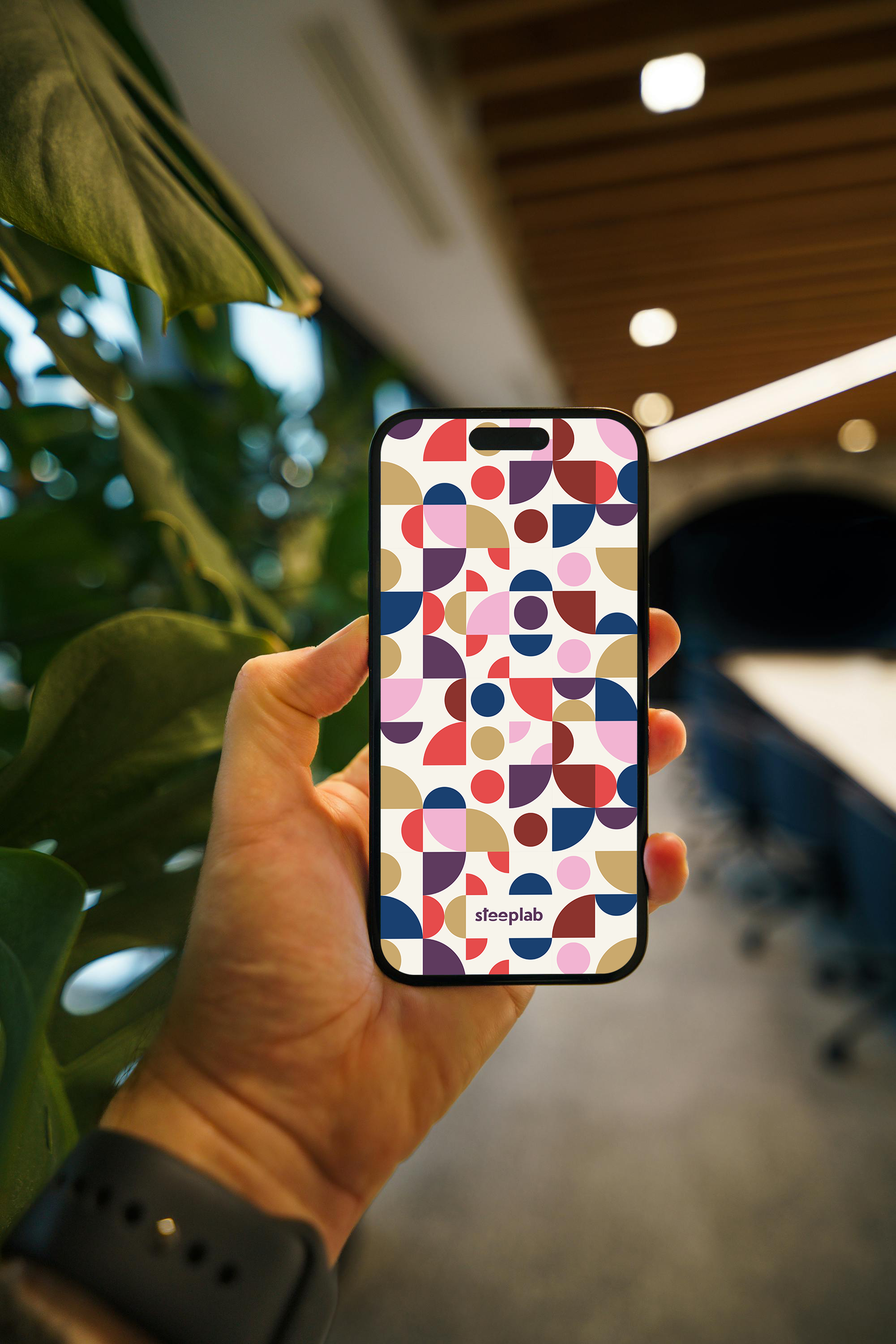 Abstract Pulse Digital Wallpaper Pack for iPhone and Android - Instant Screen Refresh