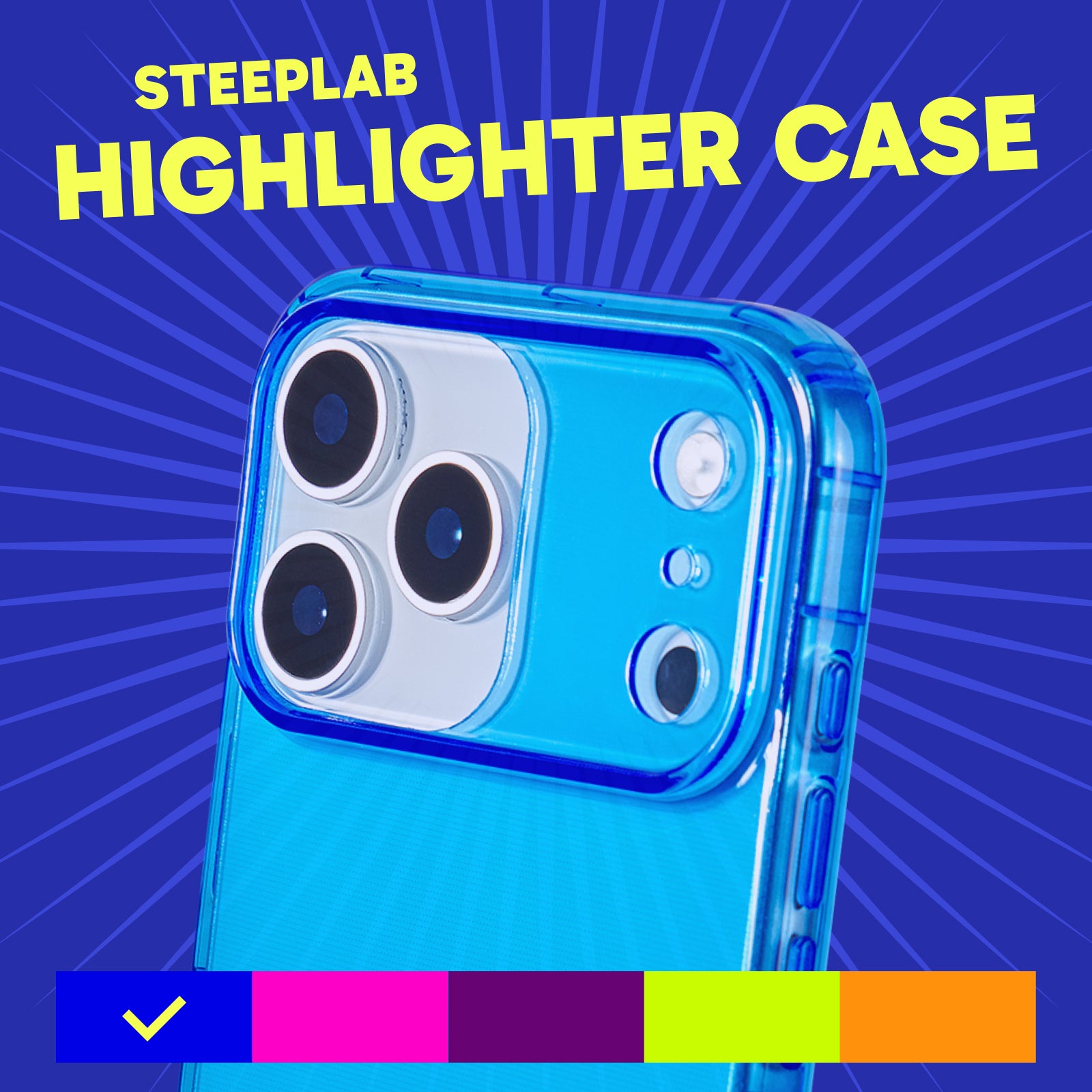 Highlighter Case for iPhone - Elevated Azure Blue