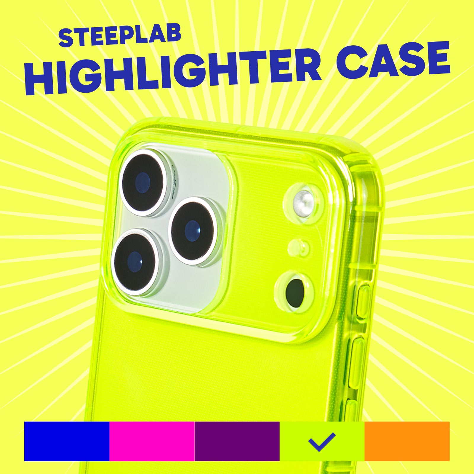 Highlighter Case for iPhone- Conspicuous Neon Yellow