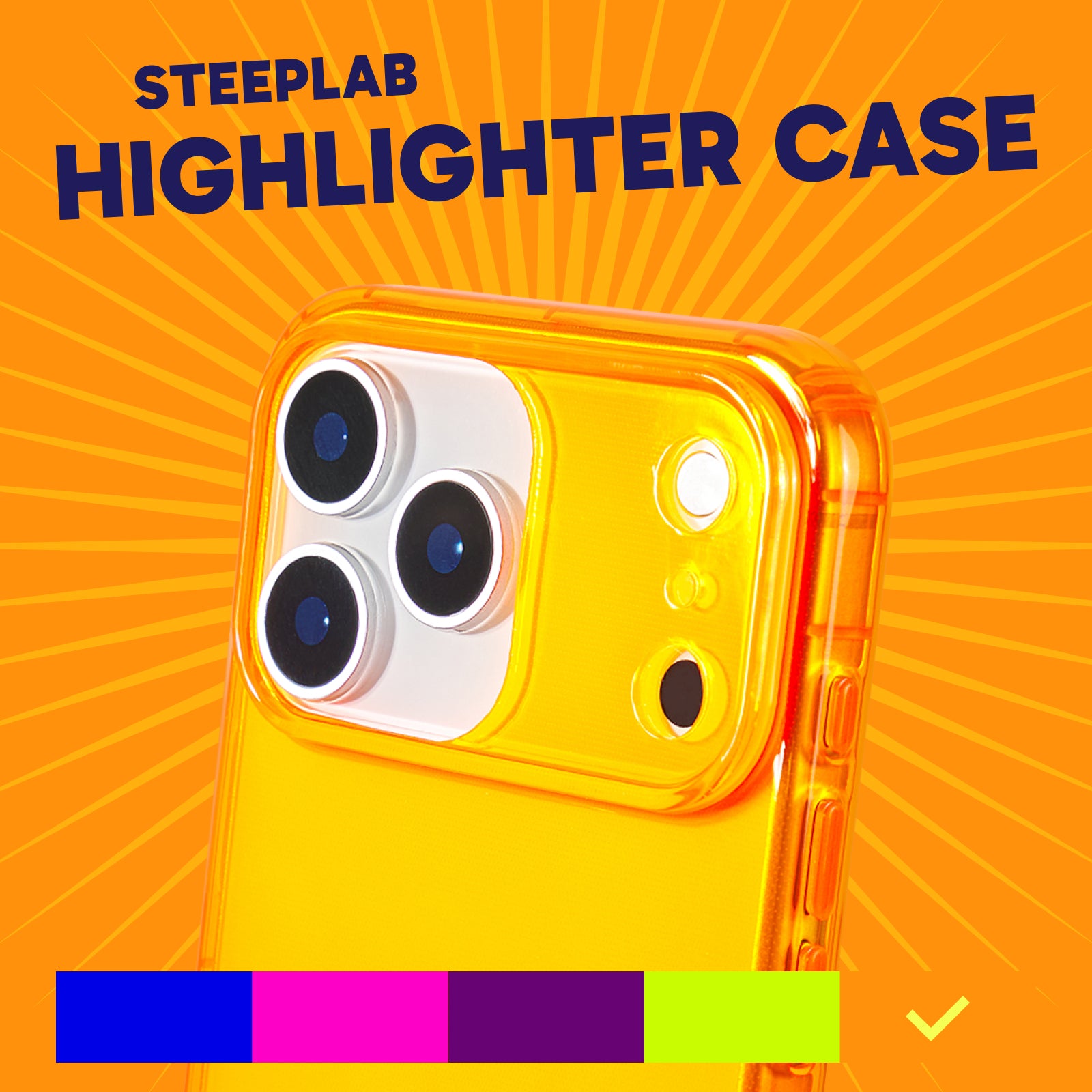 Highlighter Case for iPhone - Intense Bright Orange