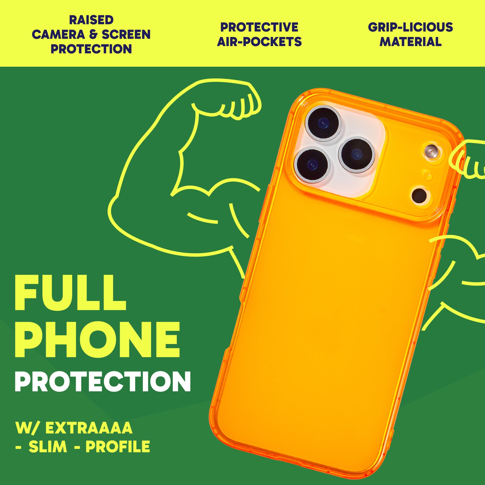 Solar Static Highlighter Case + Freehand Wrist Lanyard Bundle - Hands-Free Carry