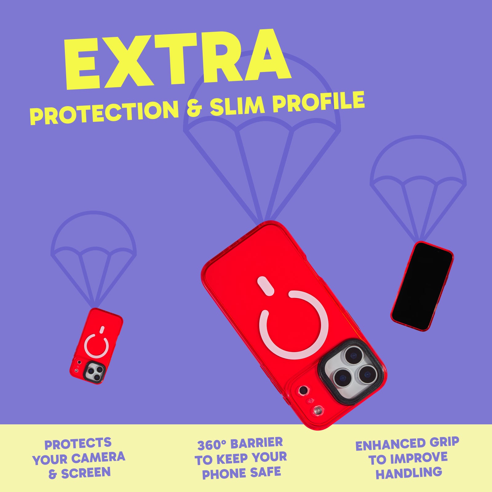 Barrier Case w/ MagSafe for iPhone - Electric Red Strawberry