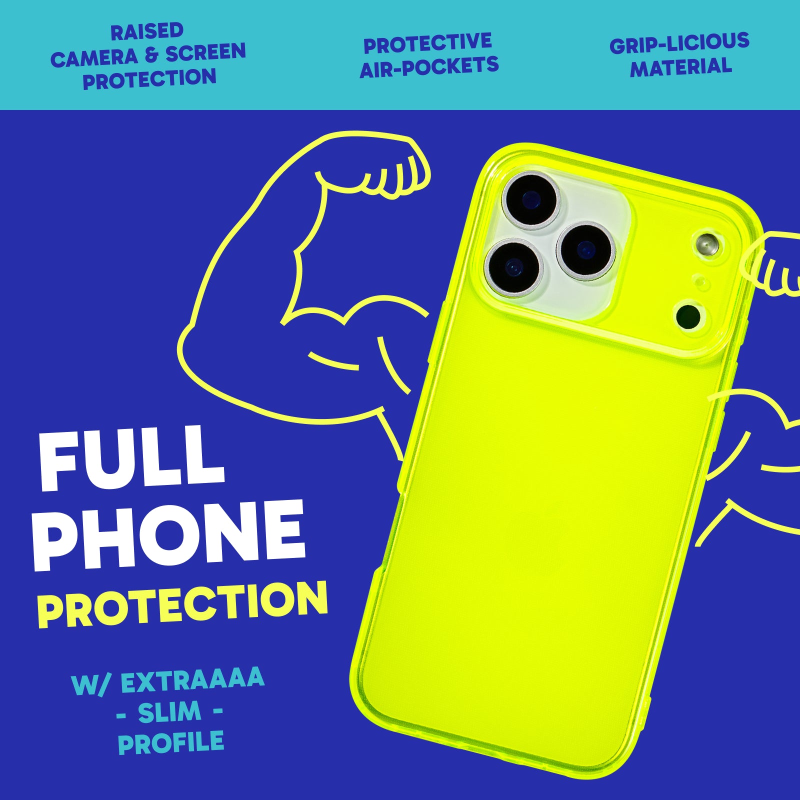 Highlighter Case for iPhone- Conspicuous Neon Yellow