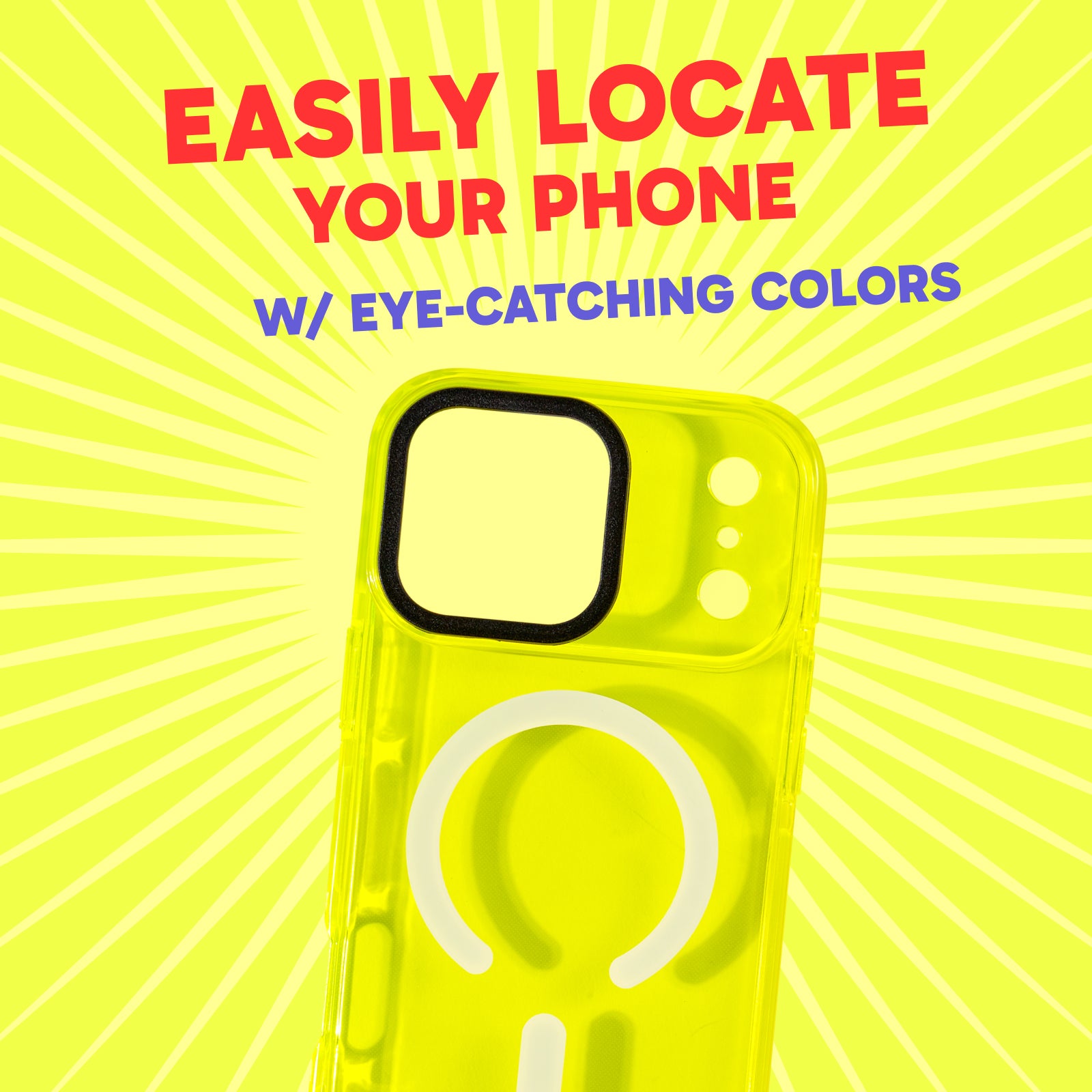 Barrier Case w/ MagSafe for iPhone - Hi-Energy Neon Yellow