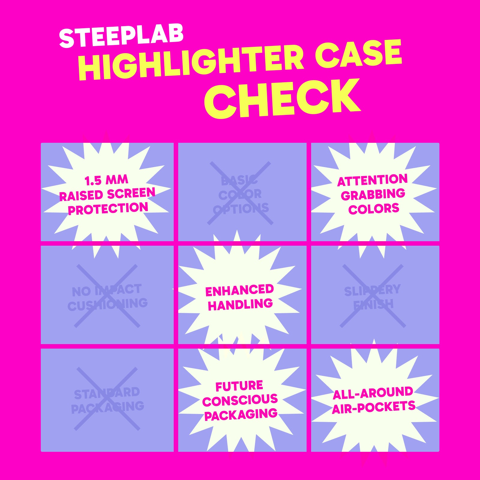 Highlighter Case for iPhone - Eye-Catching Hot Pink