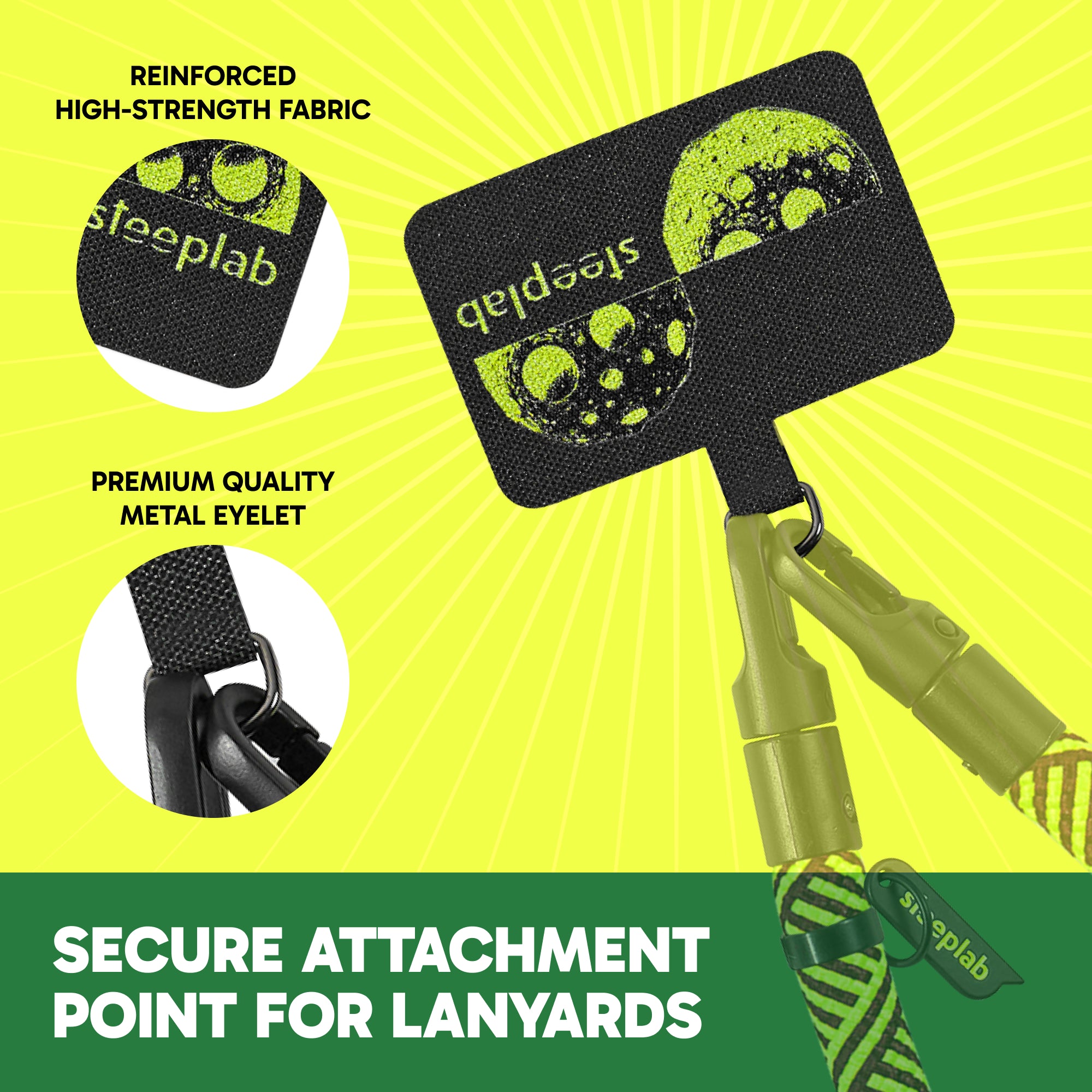 Freehand Midnight Pulse GoTab - Universal Phone Lanyard Tab (Pack of 2)