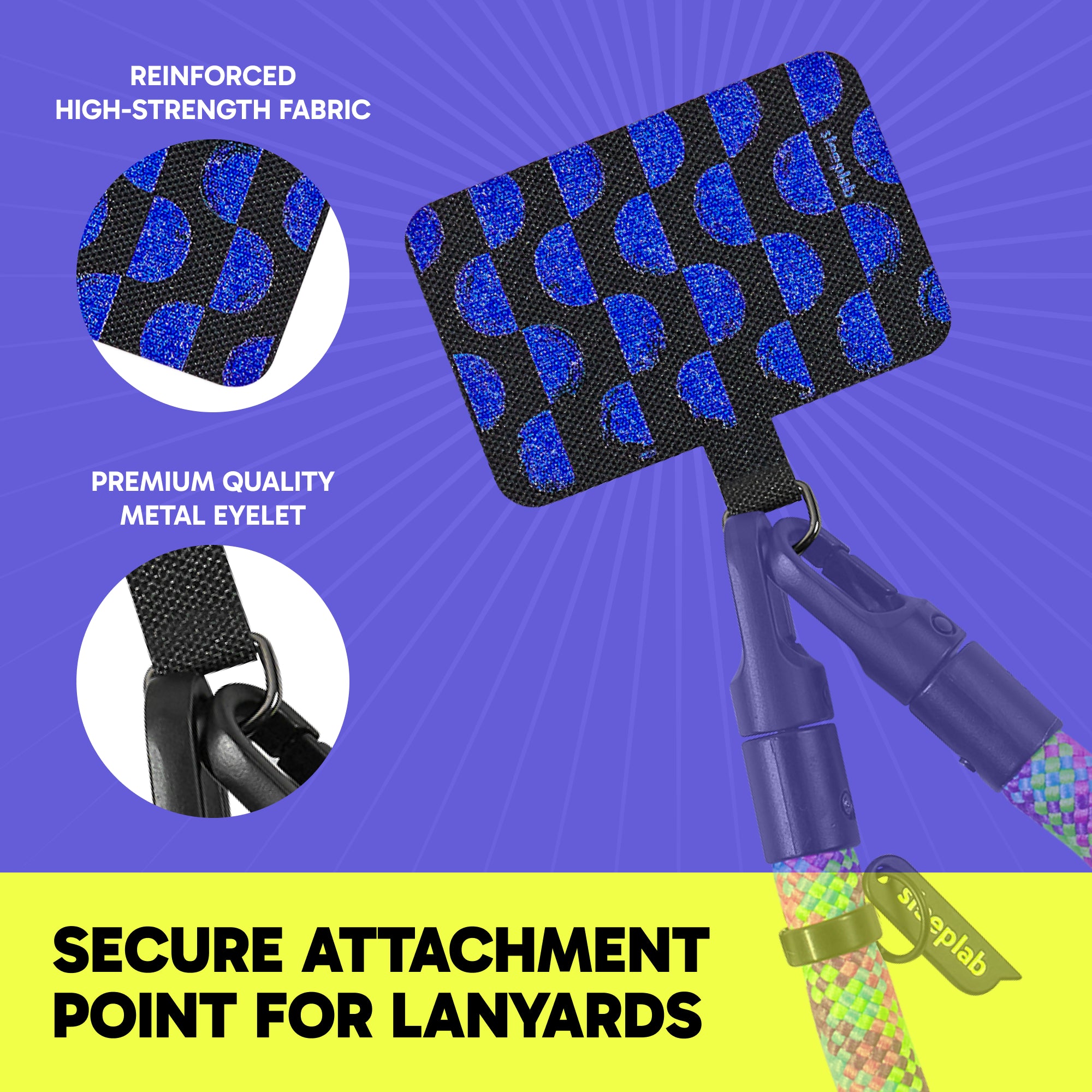 Freehand 8-Bit Roller GoTab - Universal Phone Lanyard Tab (Pack of 2)