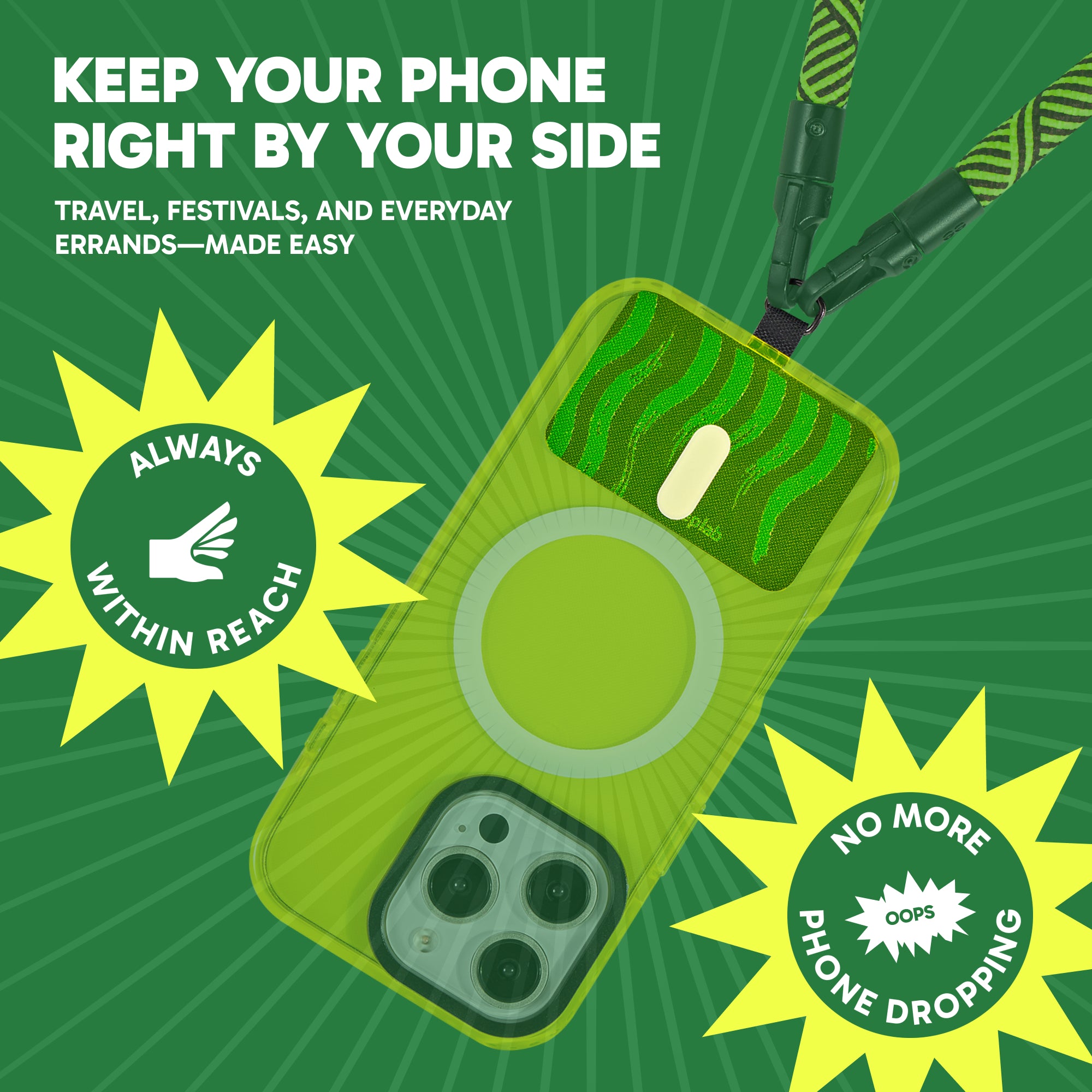 Freehand Flow State GoTab - Universal Phone Lanyard Tab (Pack of 2)