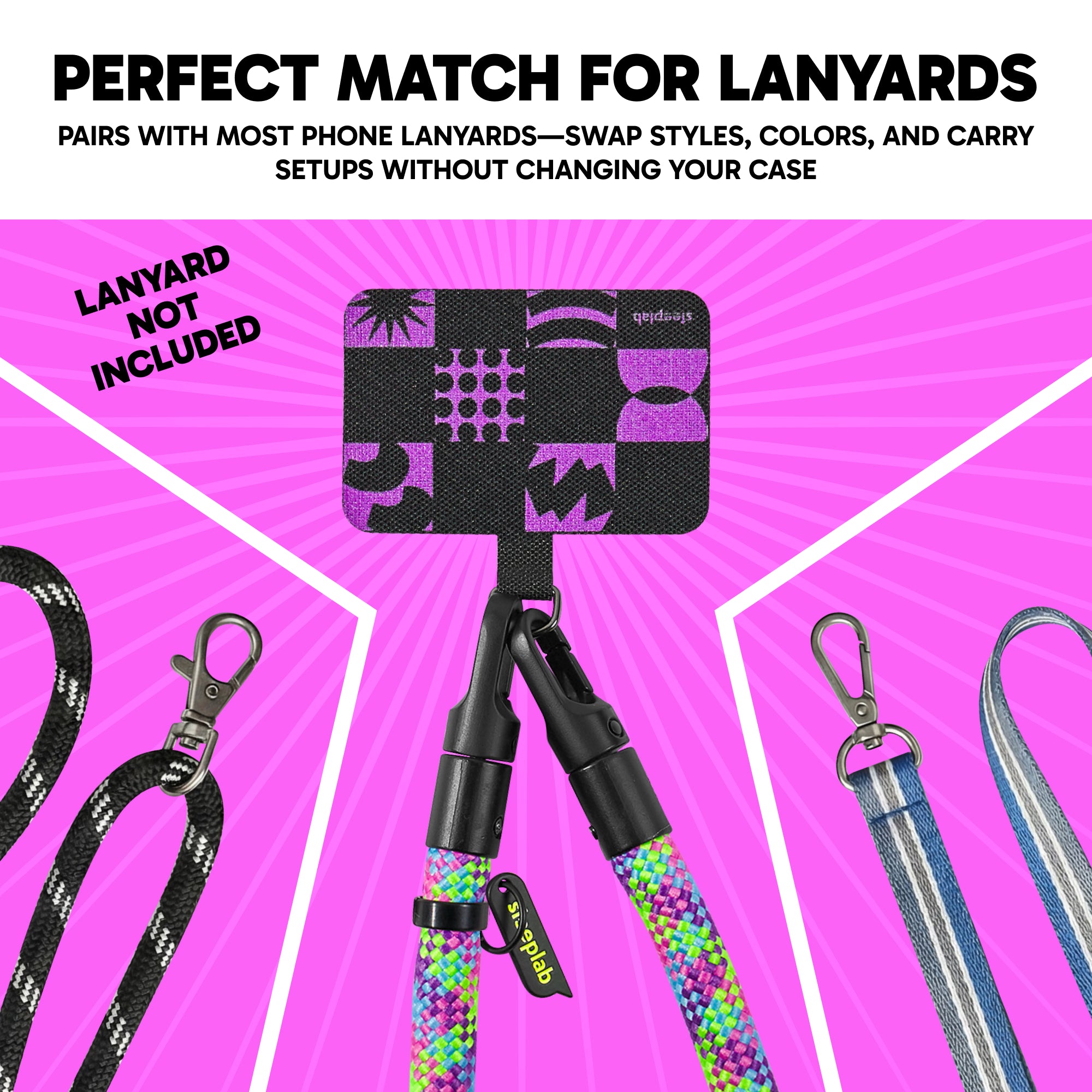 Freehand Playground GoTab - Universal Phone Lanyard Tab (Pack of 2)