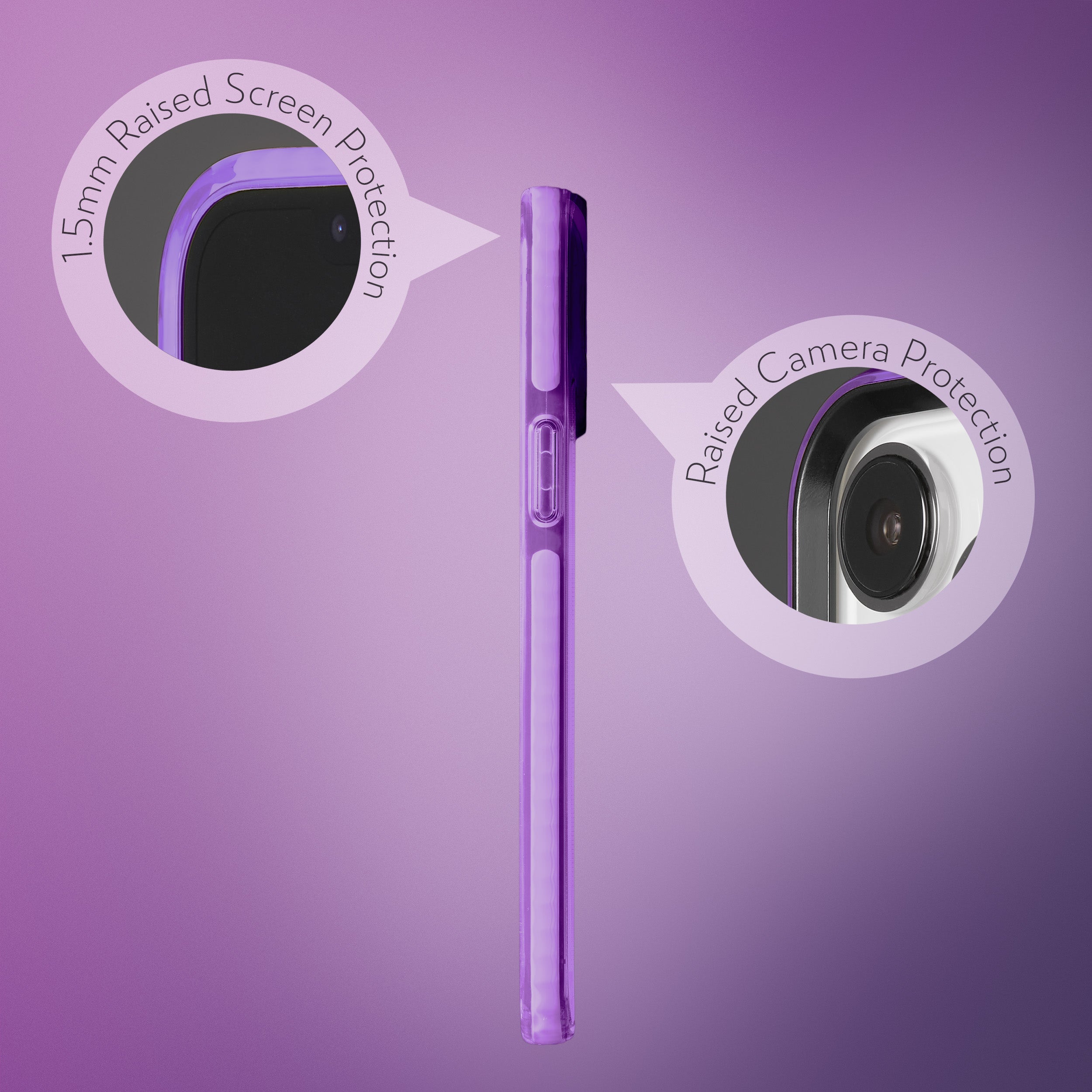 Barrier Case for iPhone - Fresh Purple Lavender