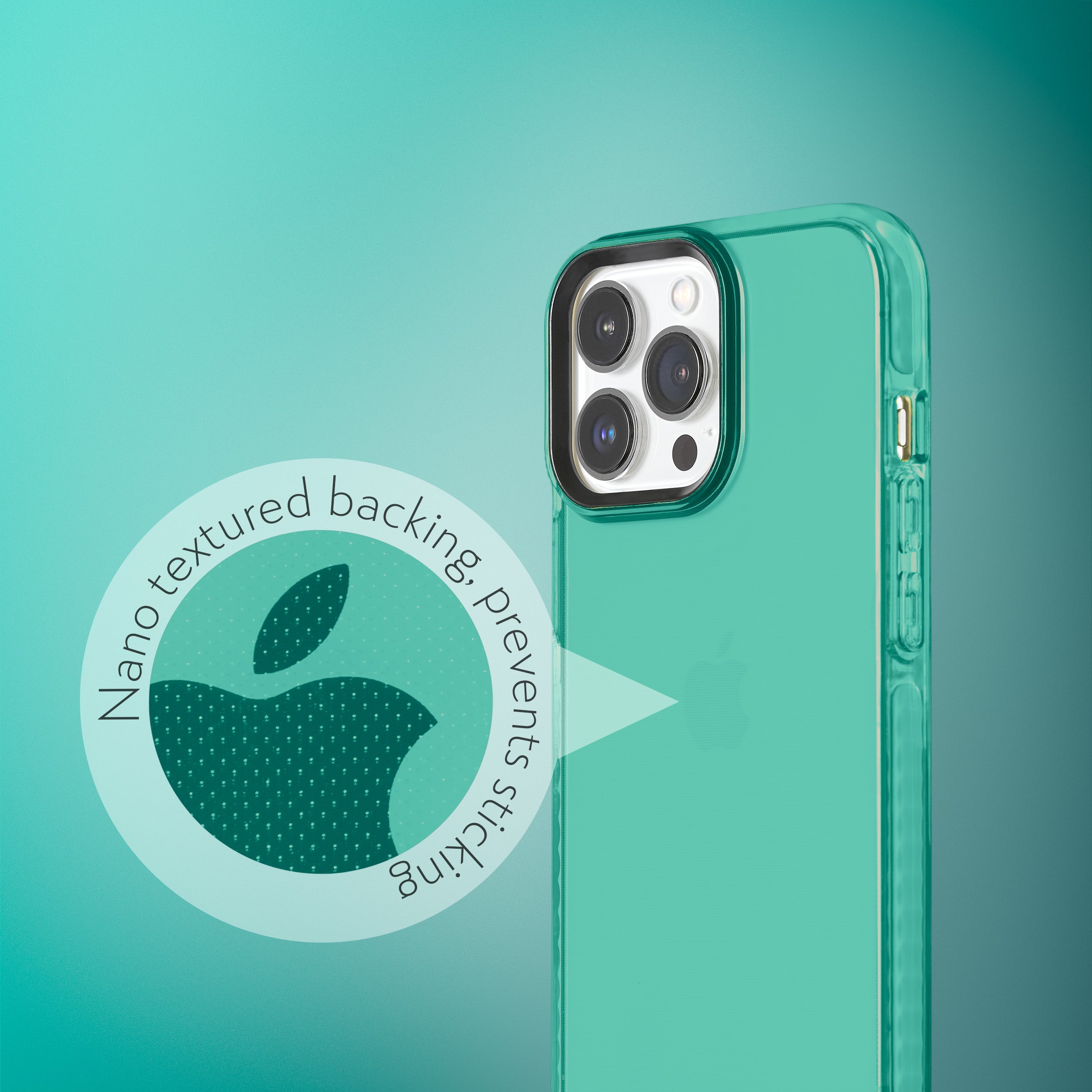 Barrier Case for iPhone - Polished Turquoise Blue