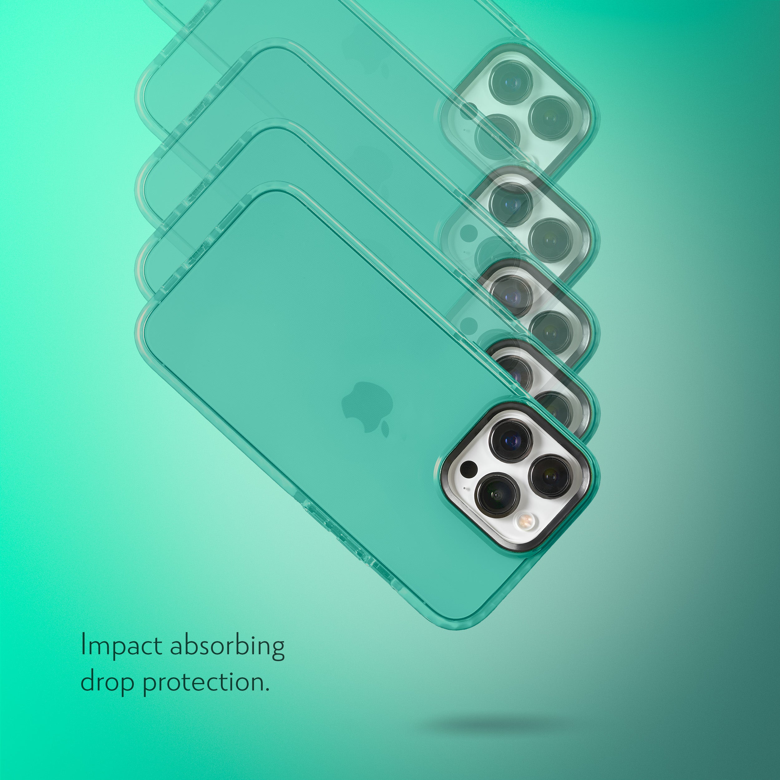 Barrier Case for iPhone - Polished Turquoise Blue