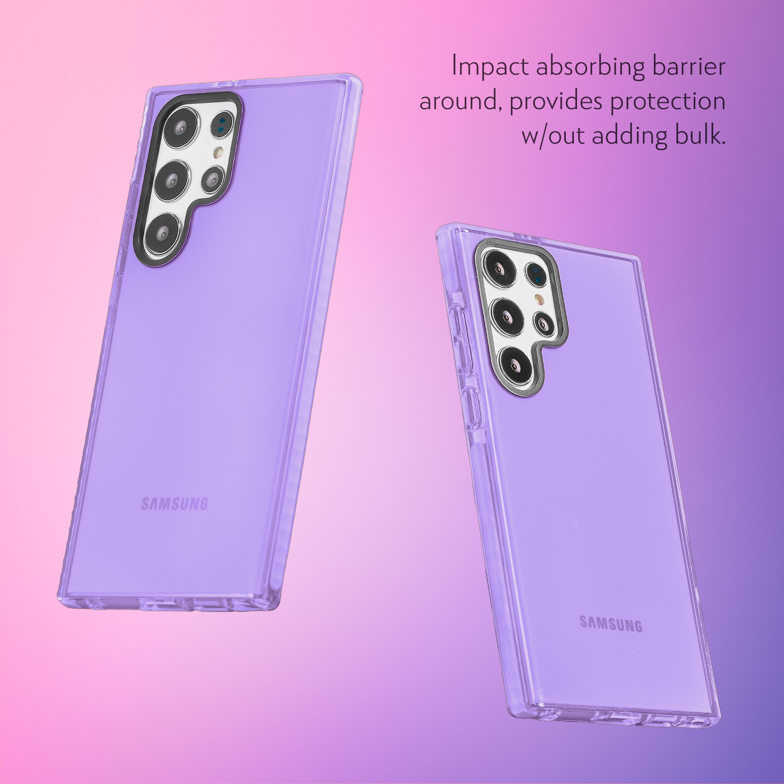Barrier Case for Samsung - Light Pastel Purple
