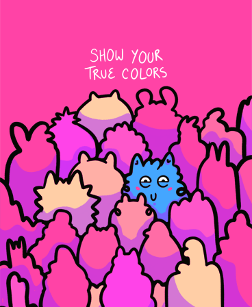 Show Your True Colors Digital Wallpaper Pack for iPhone and Android - Instant Screen Refresh