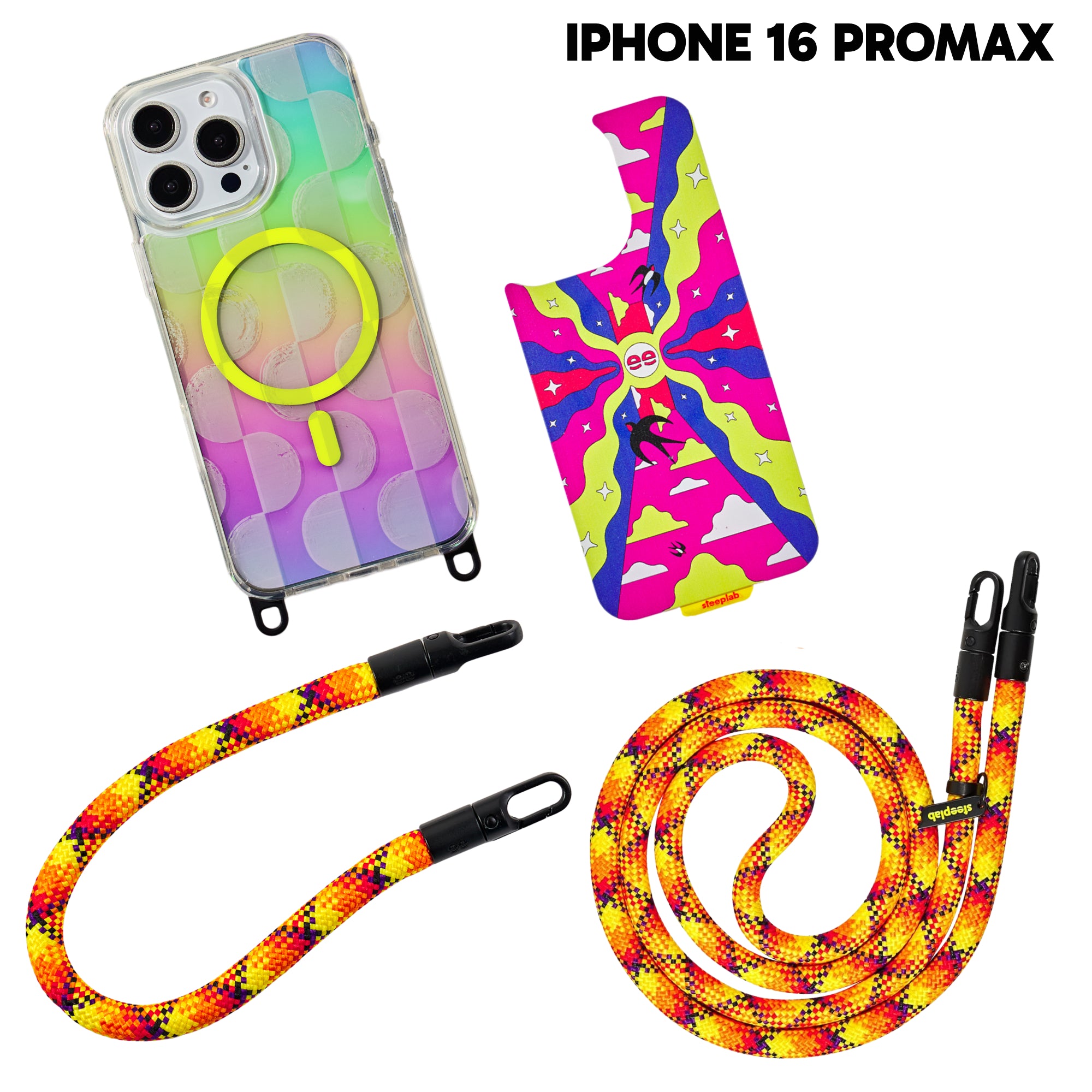 Solar Ripple - Freehand Case + Canvas Cover + Freehand Crossbody and Wrist Lanyard Bundle