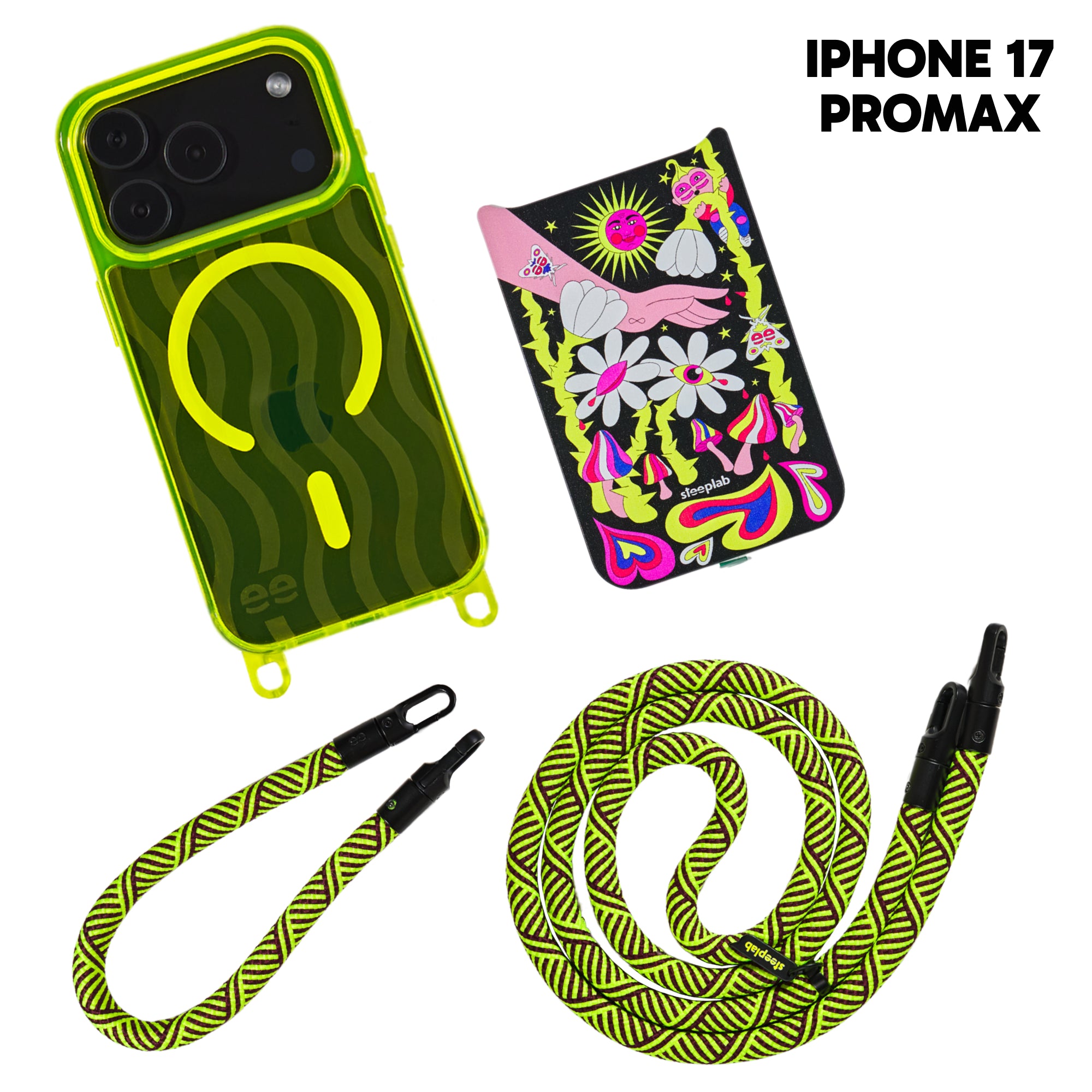 Midnight Growth - Freehand Case + Canvas Cover + Freehand Crossbody and Wrist Lanyard Bundle