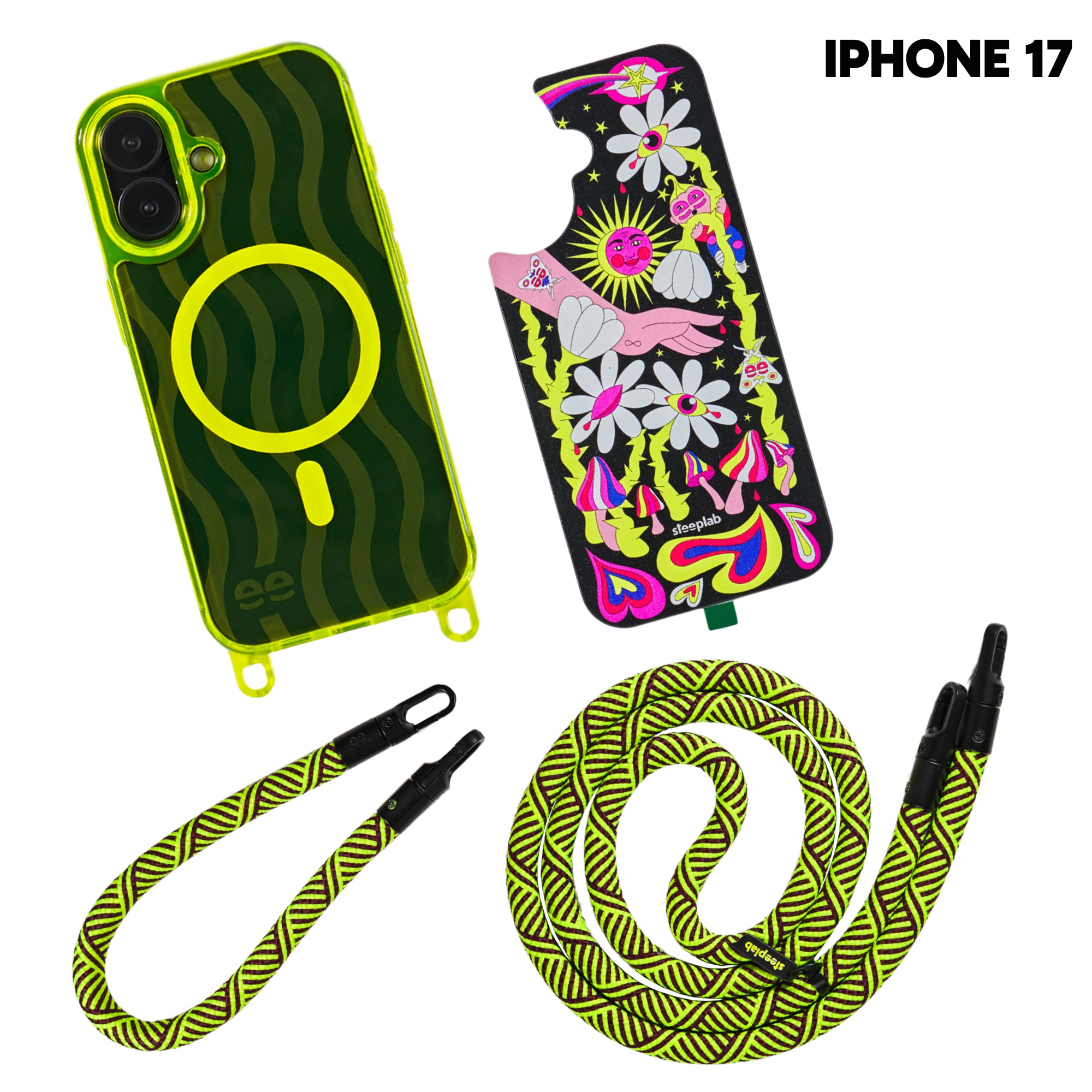 Midnight Growth - Freehand Case + Canvas Cover + Freehand Crossbody and Wrist Lanyard Bundle