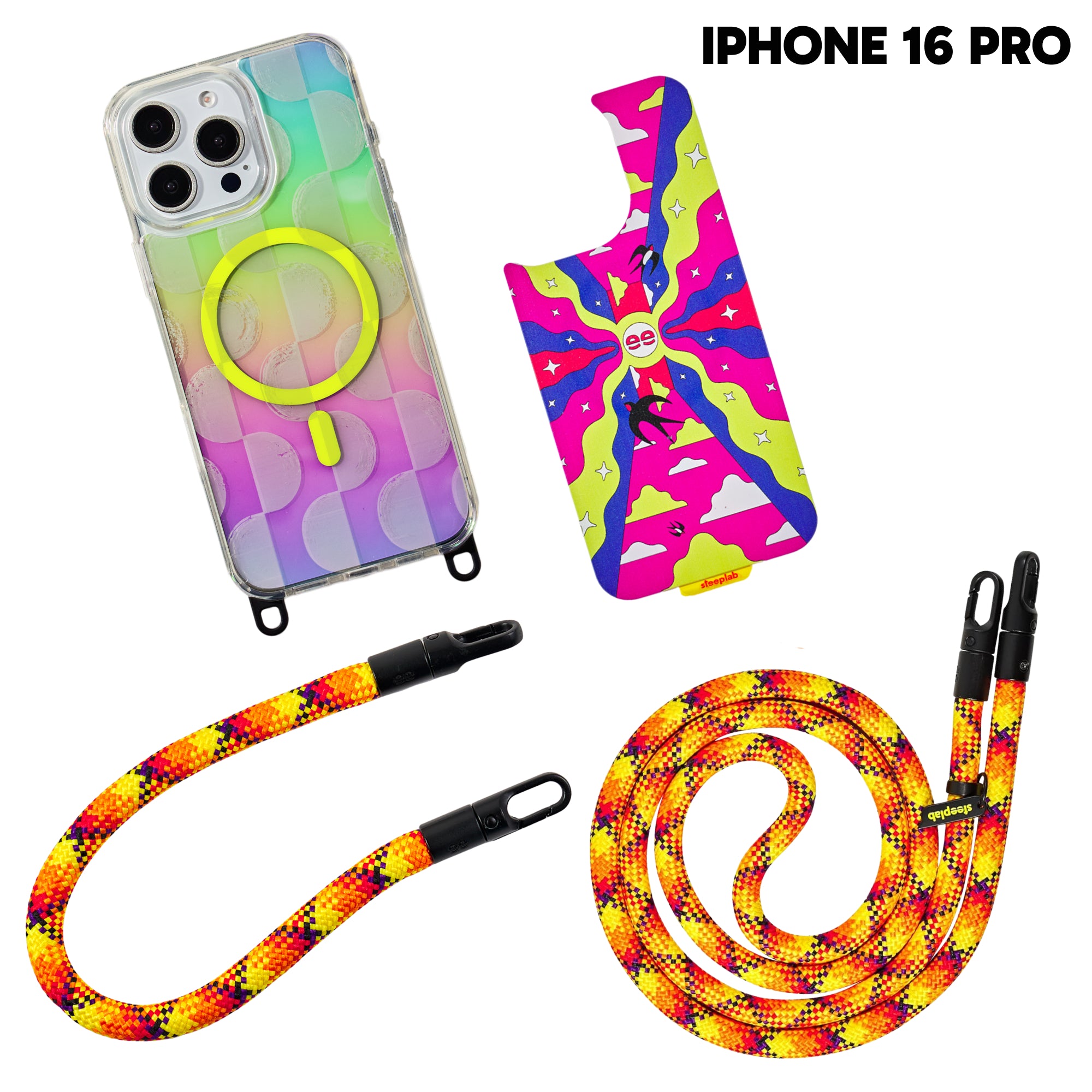 Solar Ripple - Freehand Case + Canvas Cover + Freehand Crossbody and Wrist Lanyard Bundle