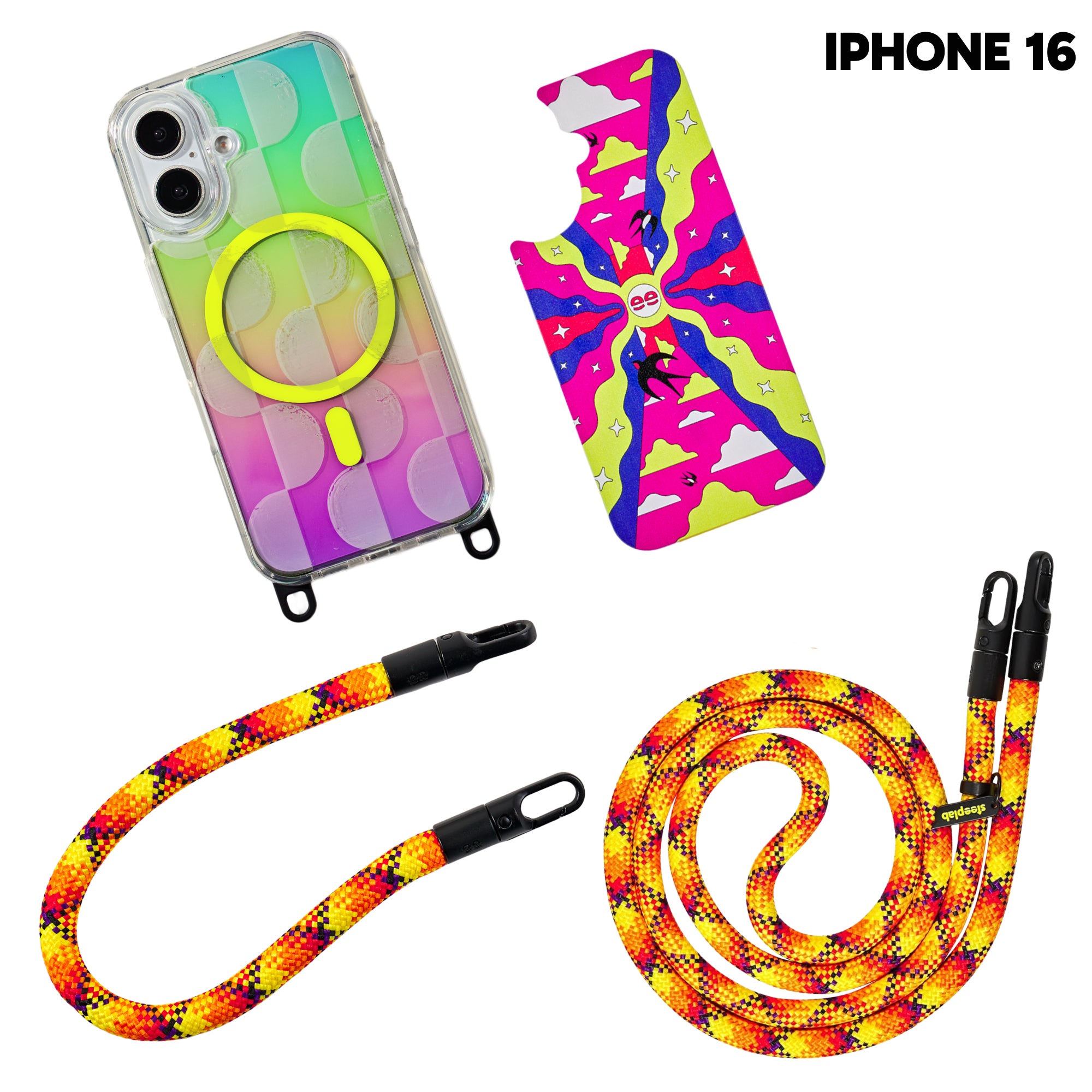 Solar Ripple - Freehand Case + Canvas Cover + Freehand Crossbody and Wrist Lanyard Bundle