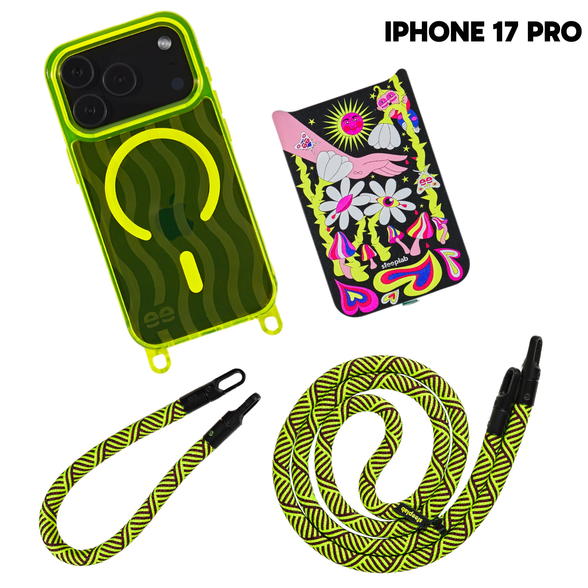 Midnight Growth - Freehand Case + Canvas Cover + Freehand Crossbody and Wrist Lanyard Bundle