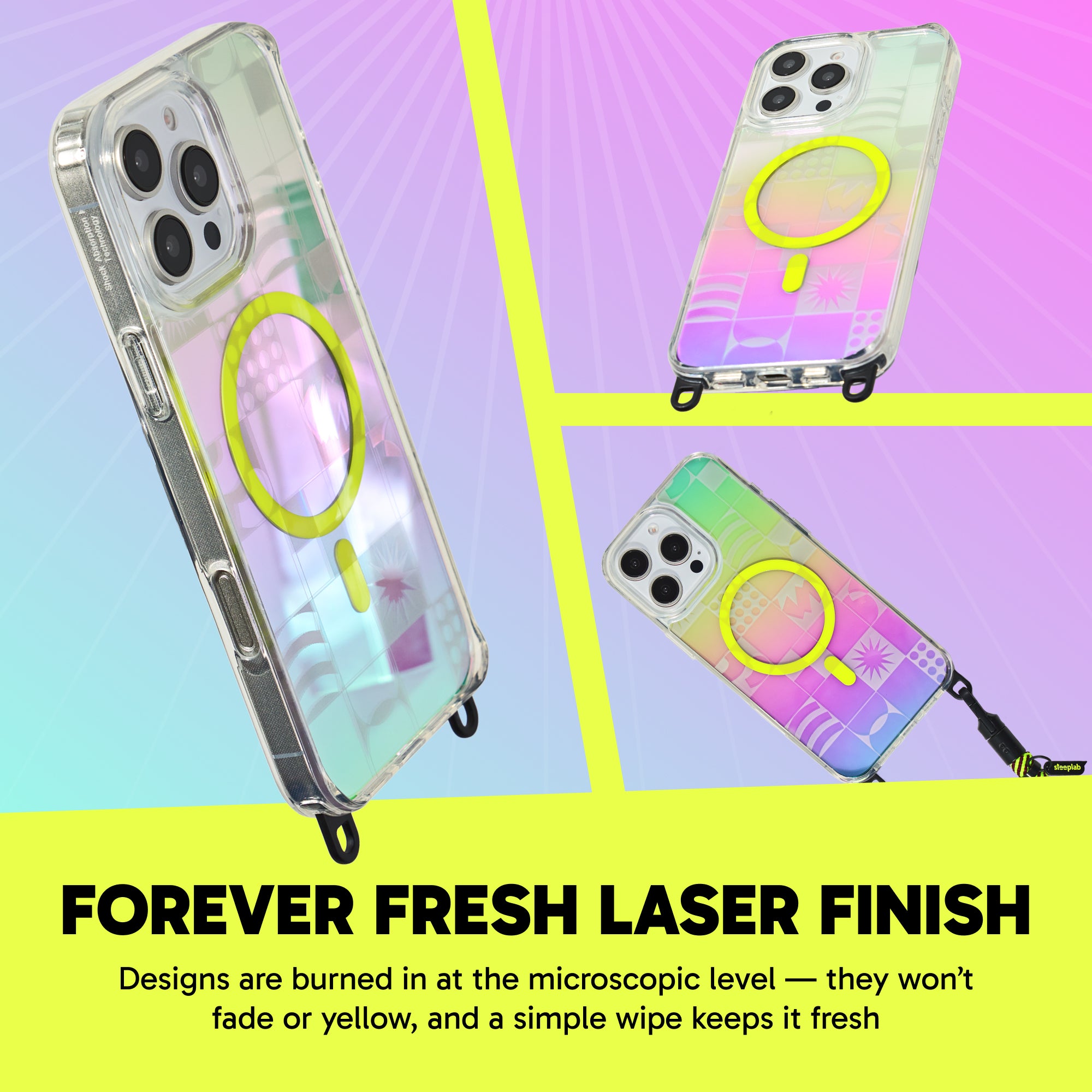 Freehand Playground Case -  MagSafe & Shockproof Protection w EZ Hook