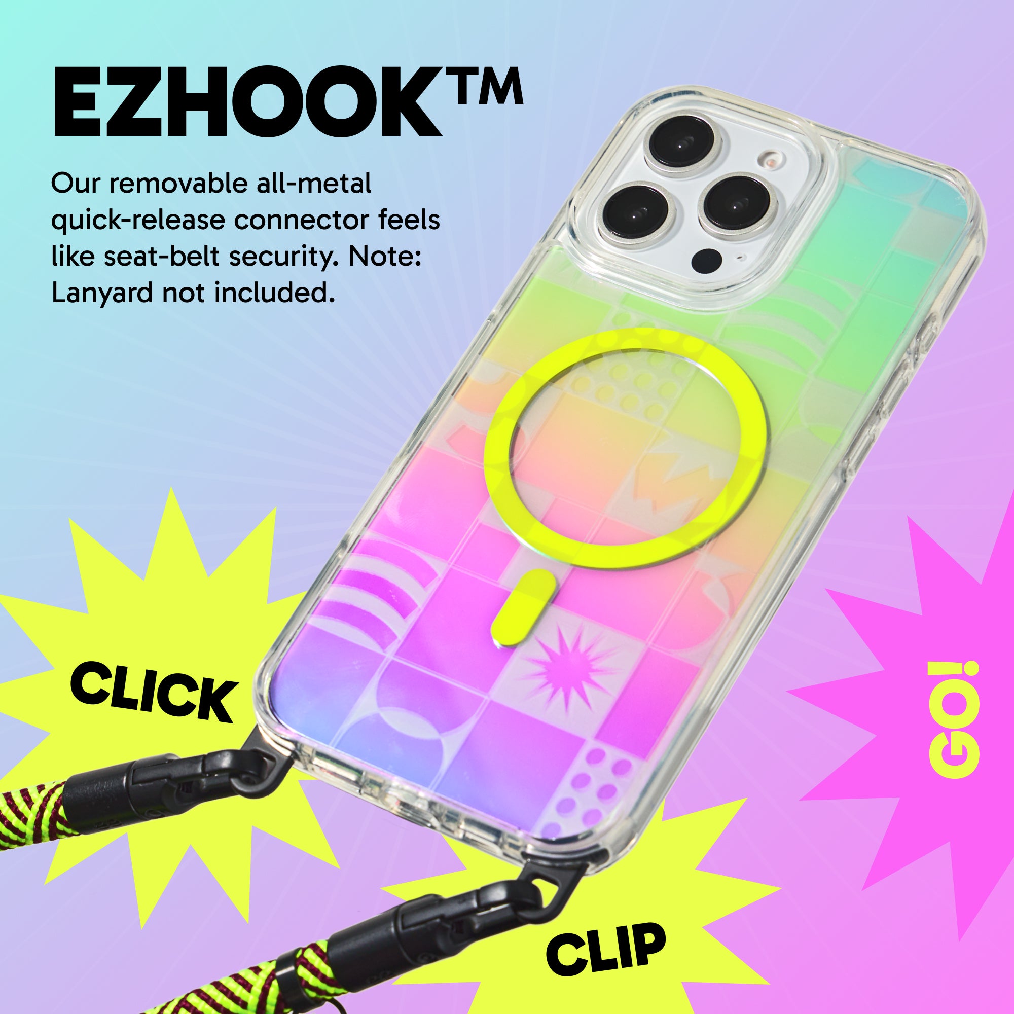Freehand Playground Case -  MagSafe & Shockproof Protection w EZ Hook