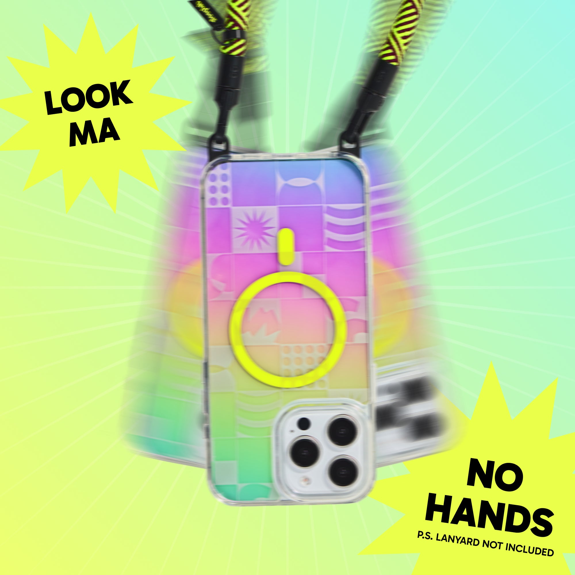 Freehand Playground Case -  MagSafe & Shockproof Protection w EZ Hook
