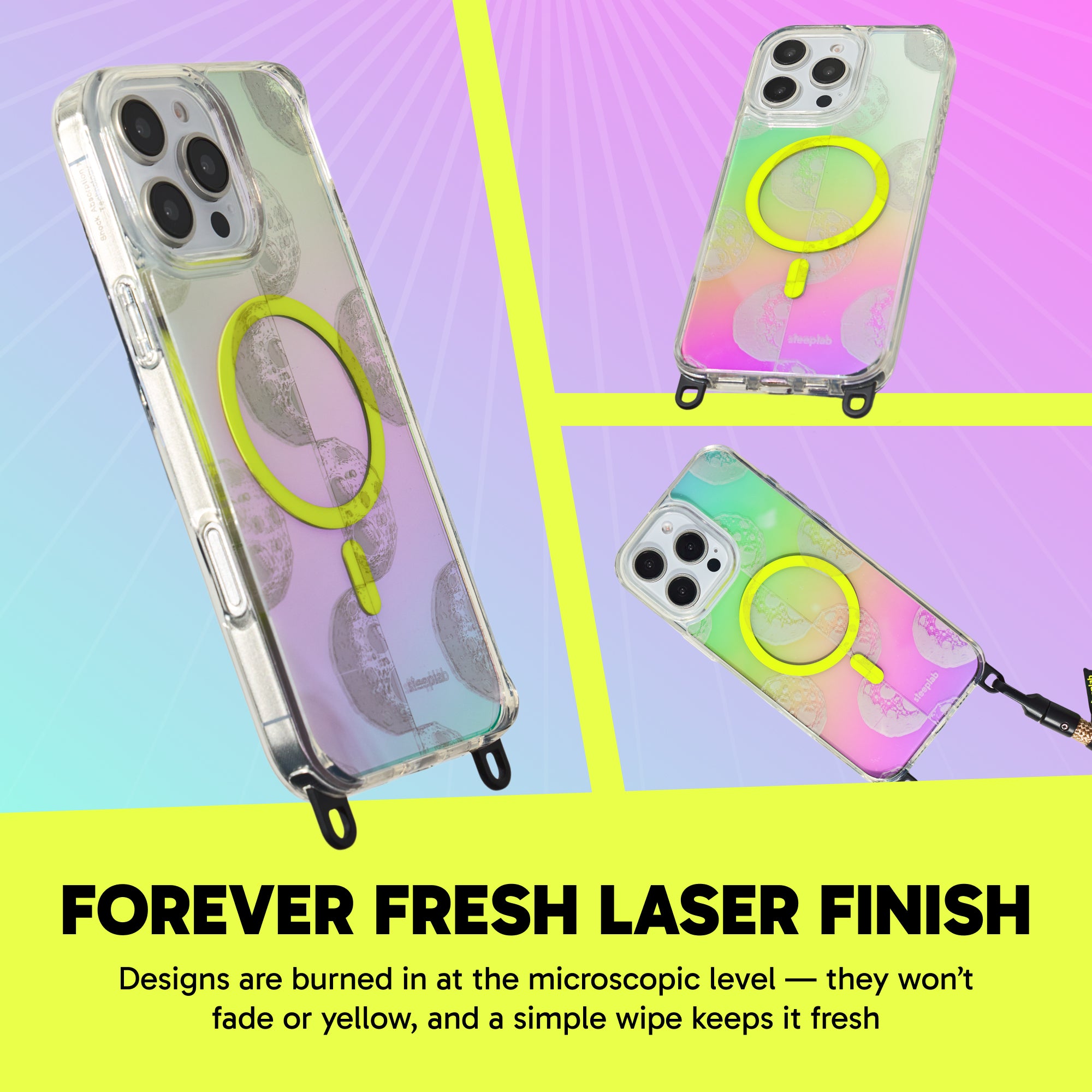Freehand Shoot for the Moon Case for iPhone -  MagSafe & Shockproof Protection w EZ Hook