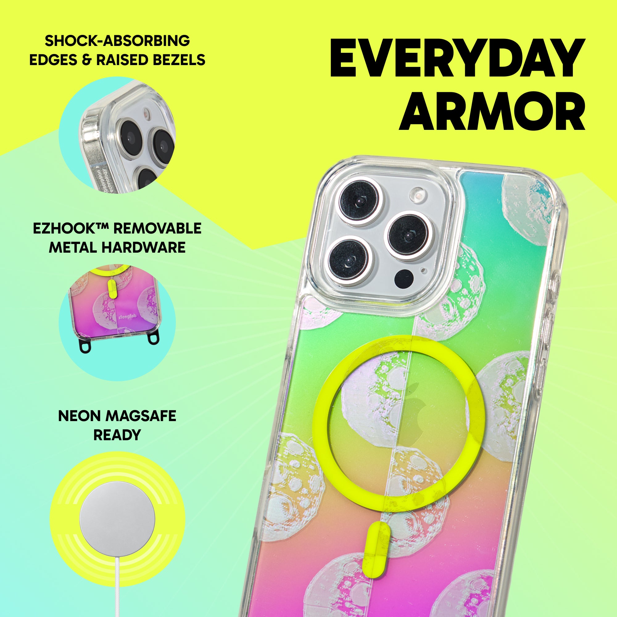 Freehand Shoot for the Moon Case for iPhone -  MagSafe & Shockproof Protection w EZ Hook