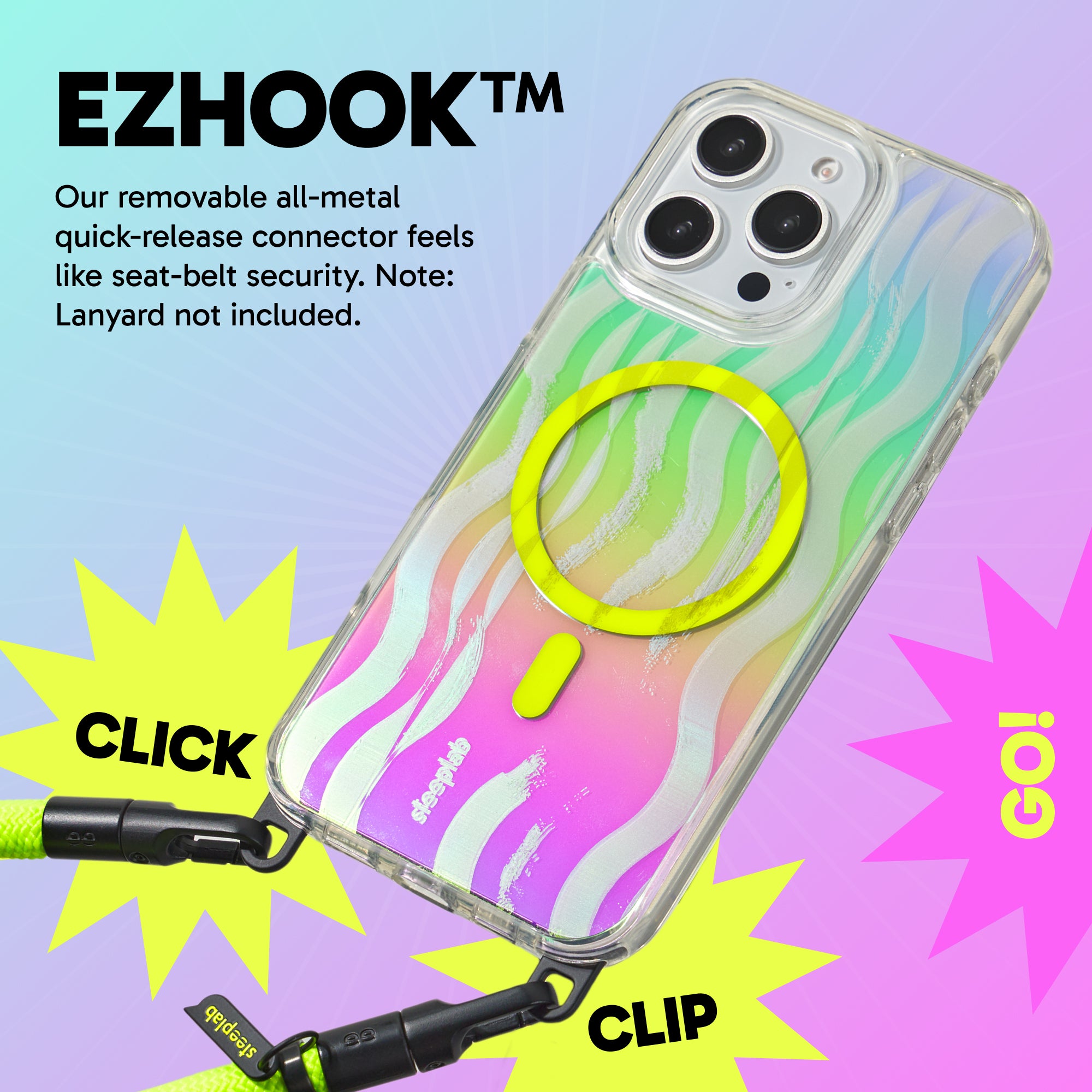 Freehand Flow State Case for iPhone -  MagSafe & Shockproof Protection w EZ Hook