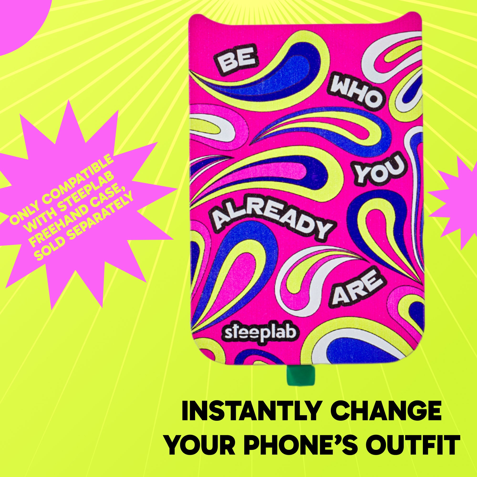 Vibes Canvas Cover for Freehand Case - Magnetic Interchangeable Backing