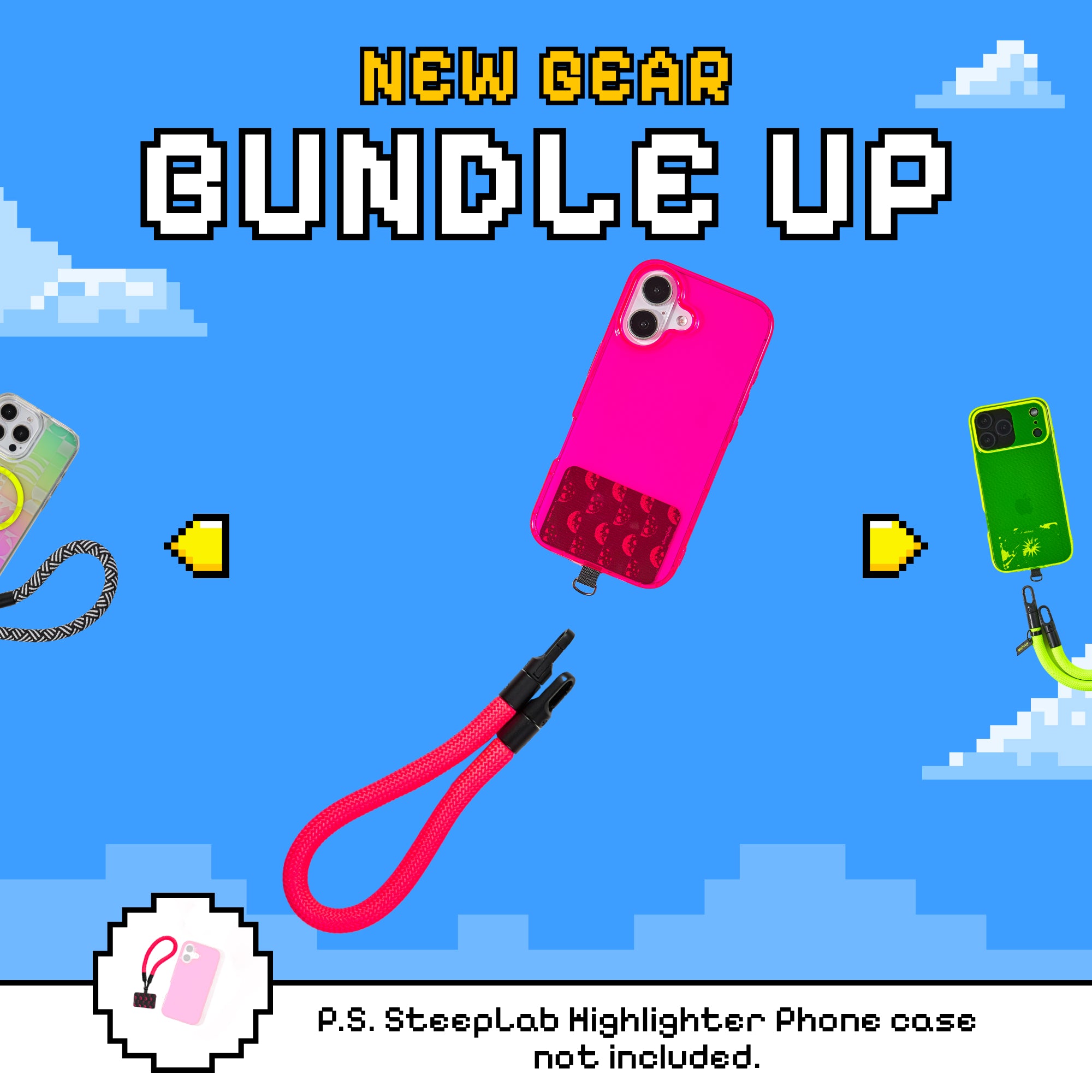Freehand Lunar Pop Baby GoKit - Wrist Lanyard + Phone Tab Bundle