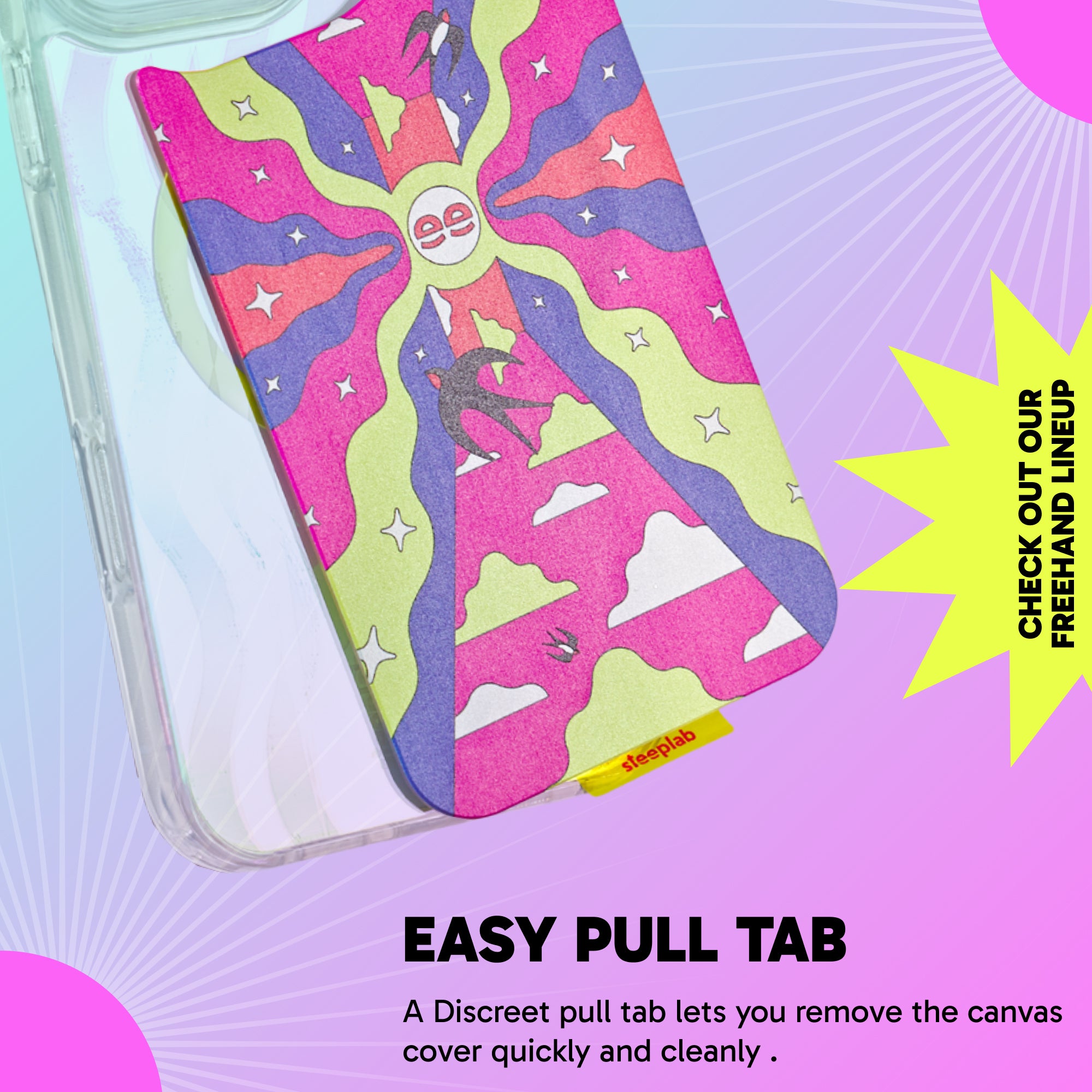 Ripple Canvas Cover for Freehand Case - Magnetic Interchangeable Backing