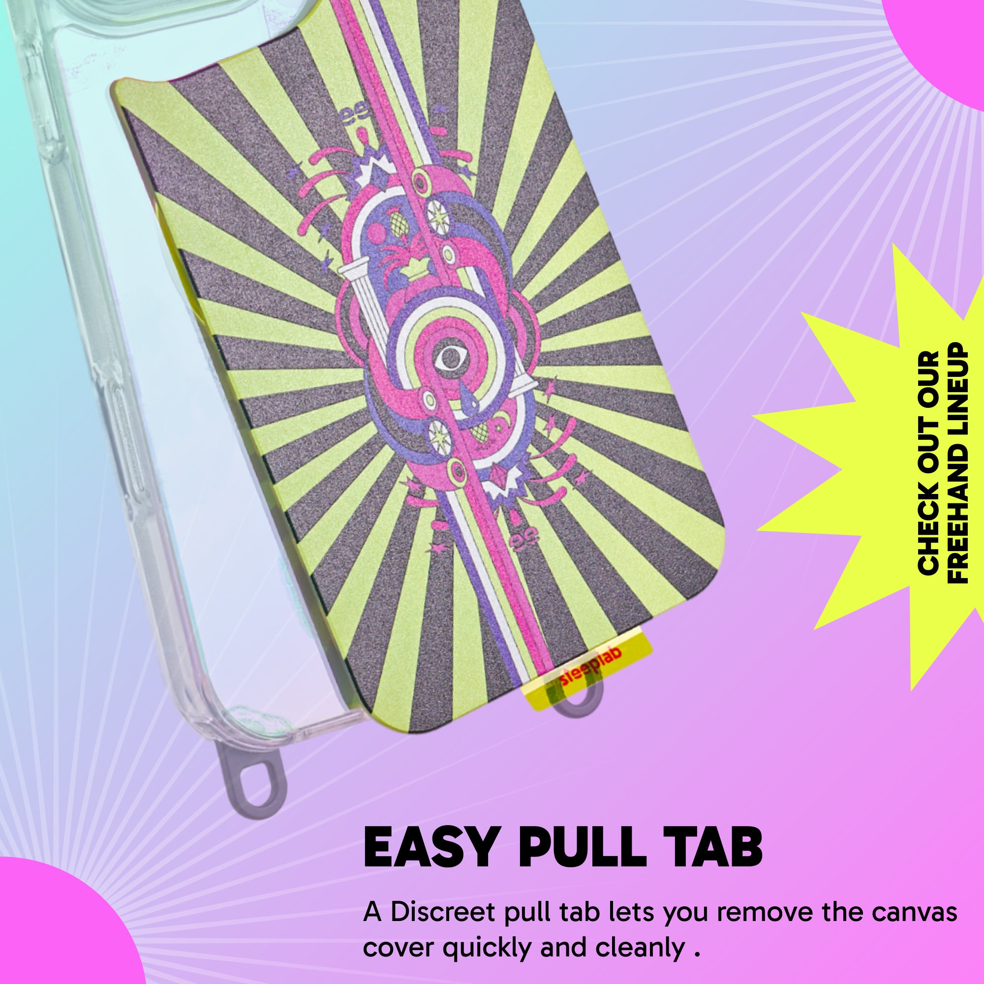 Unfold Canvas Cover for Freehand Case - Magnetic Interchangeable Backing