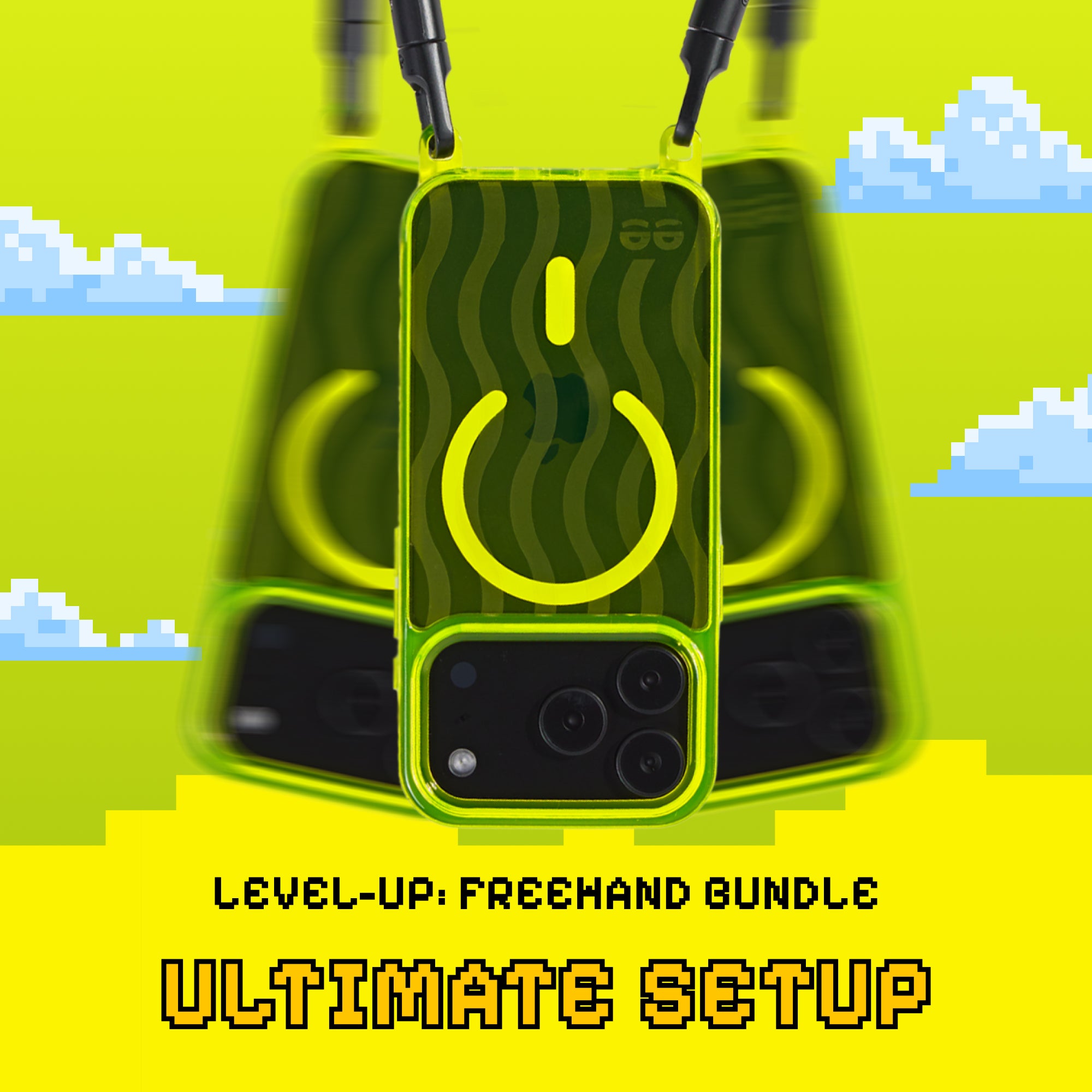 Midnight Growth - Freehand Case + Canvas Cover + Freehand Crossbody and Wrist Lanyard Bundle