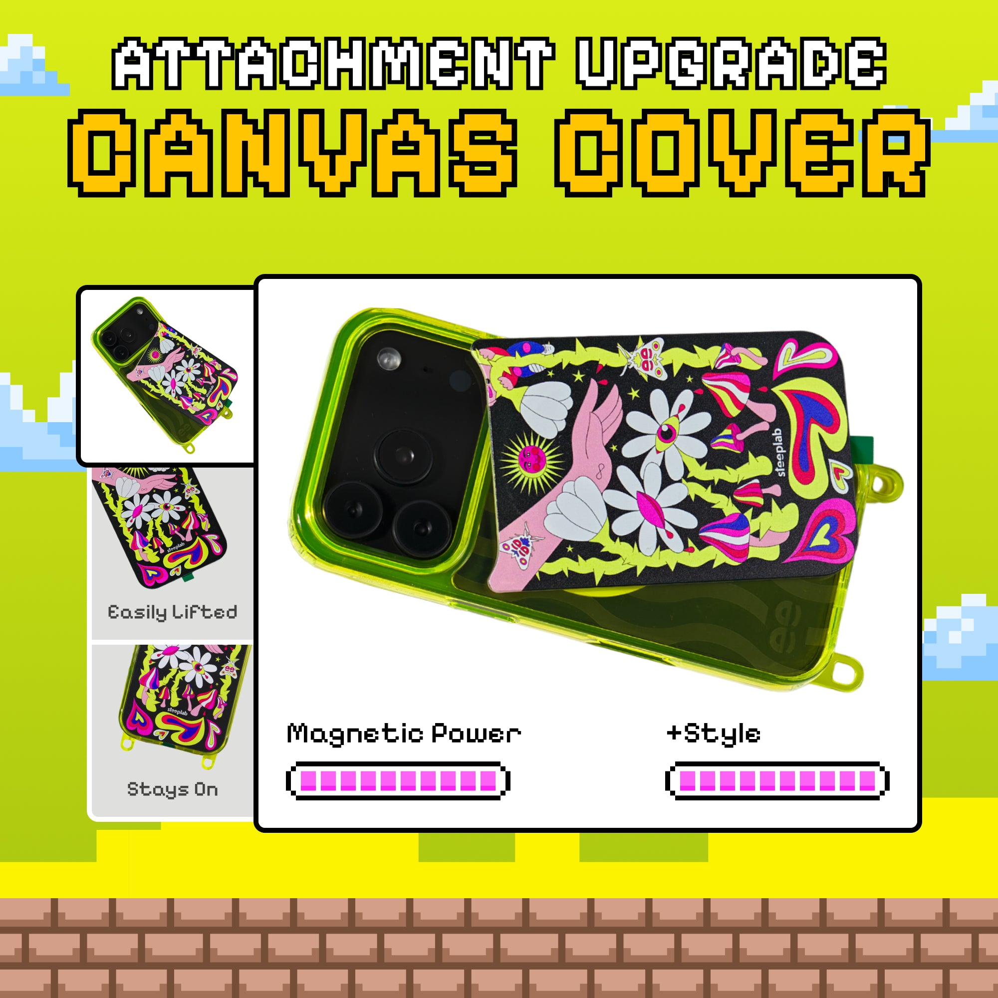 Midnight Growth - Freehand Case + Canvas Cover + Freehand Crossbody and Wrist Lanyard Bundle