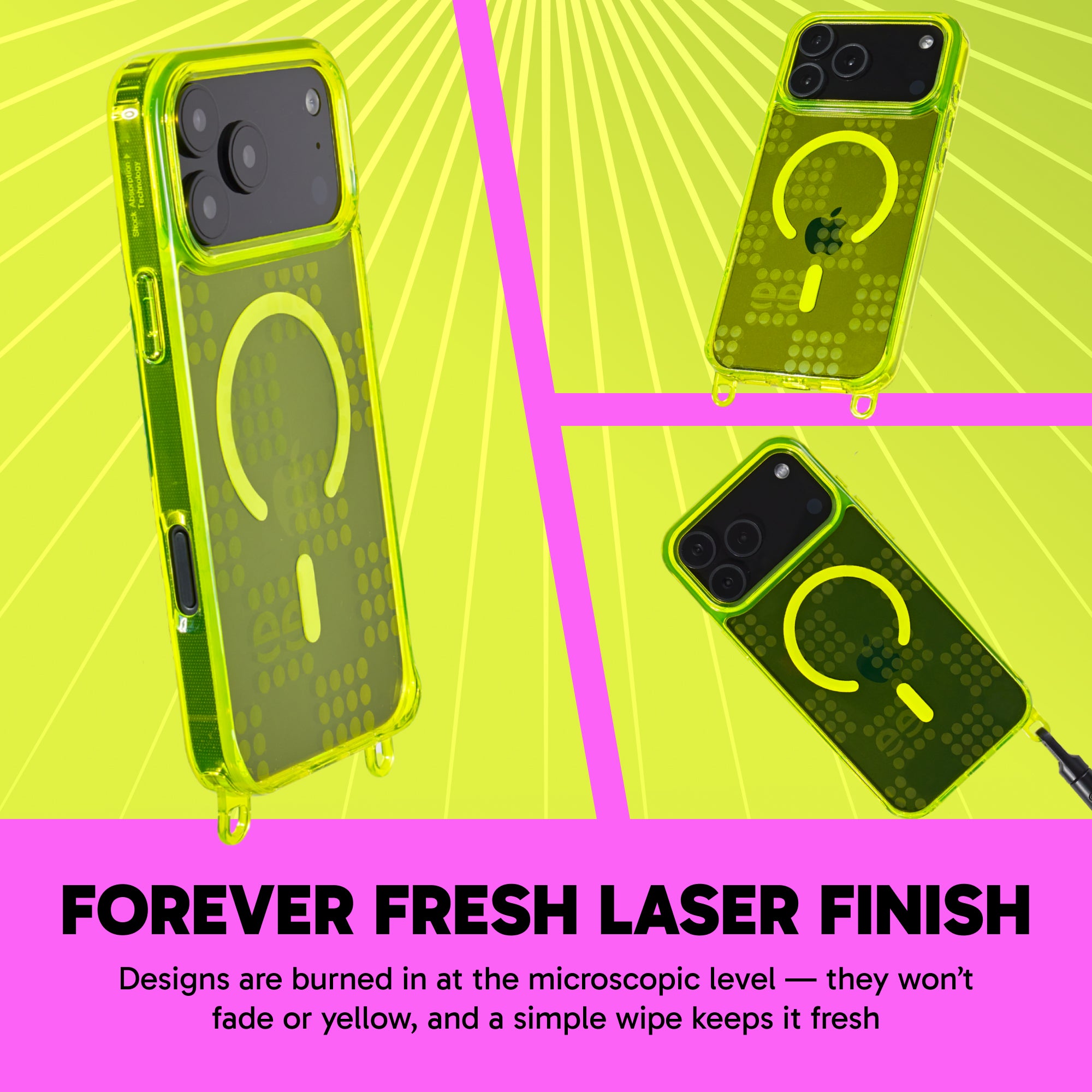 Freehand Spotlight Case iPhone -  MagSafe & Shockproof Protection w EZ Hook